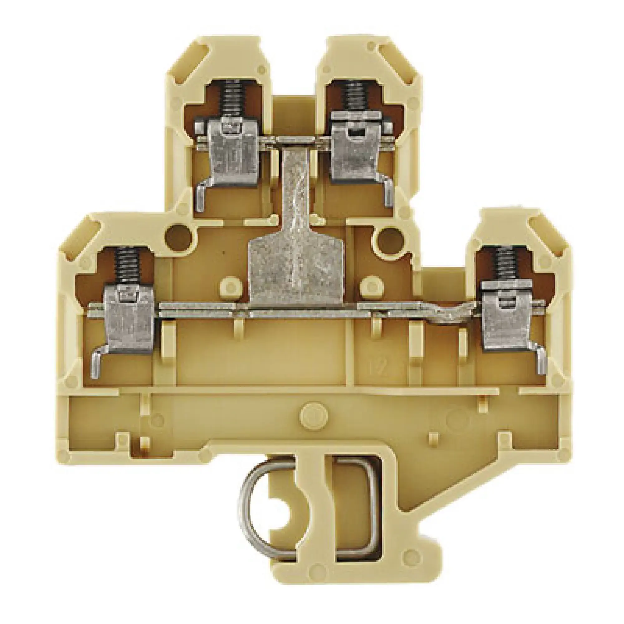 Weidmüller 0590260000 Multi-tier modular terminal, Screw connection, beige / yellow, 4 mm², 500 V, 400 V, Number of connections: 4, Number of levels: 2, TS 32, V-2, PA 66 (img_001) Weidmüller 0590260000 Multi-tier modular terminal, Screw connection, beige / yellow, 4 mm², 500 V, 400 V, Number of connections: 4, Number of levels: 2, TS 32, V-2, PA 66 (img_001)