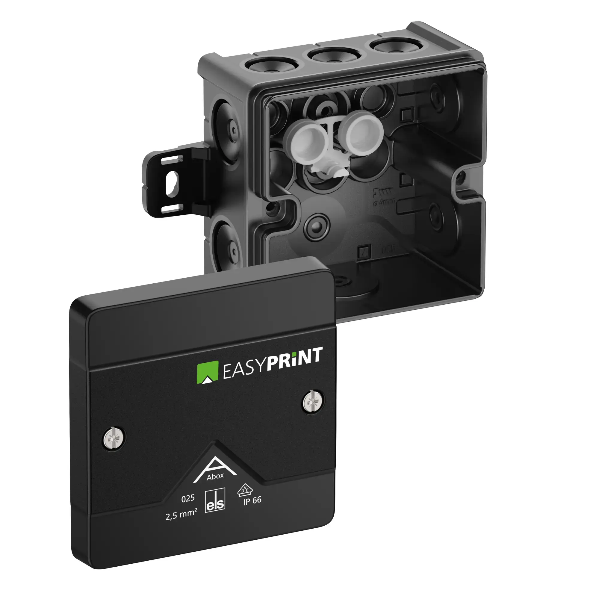 Spelsberg 802001EP Junction box, Type of protection IP66, max. 2,5², Impact strength IK07, Protection class II, Ui 1000V AC, Ui 1000V DC, DLG, VDE, Halogen free (img_001) Spelsberg 802001EP Junction box, Type of protection IP66, max. 2,5², Impact strength IK07, Protection class II, Ui 1000V AC, Ui 1000V DC, DLG, VDE, Halogen free (img_001)