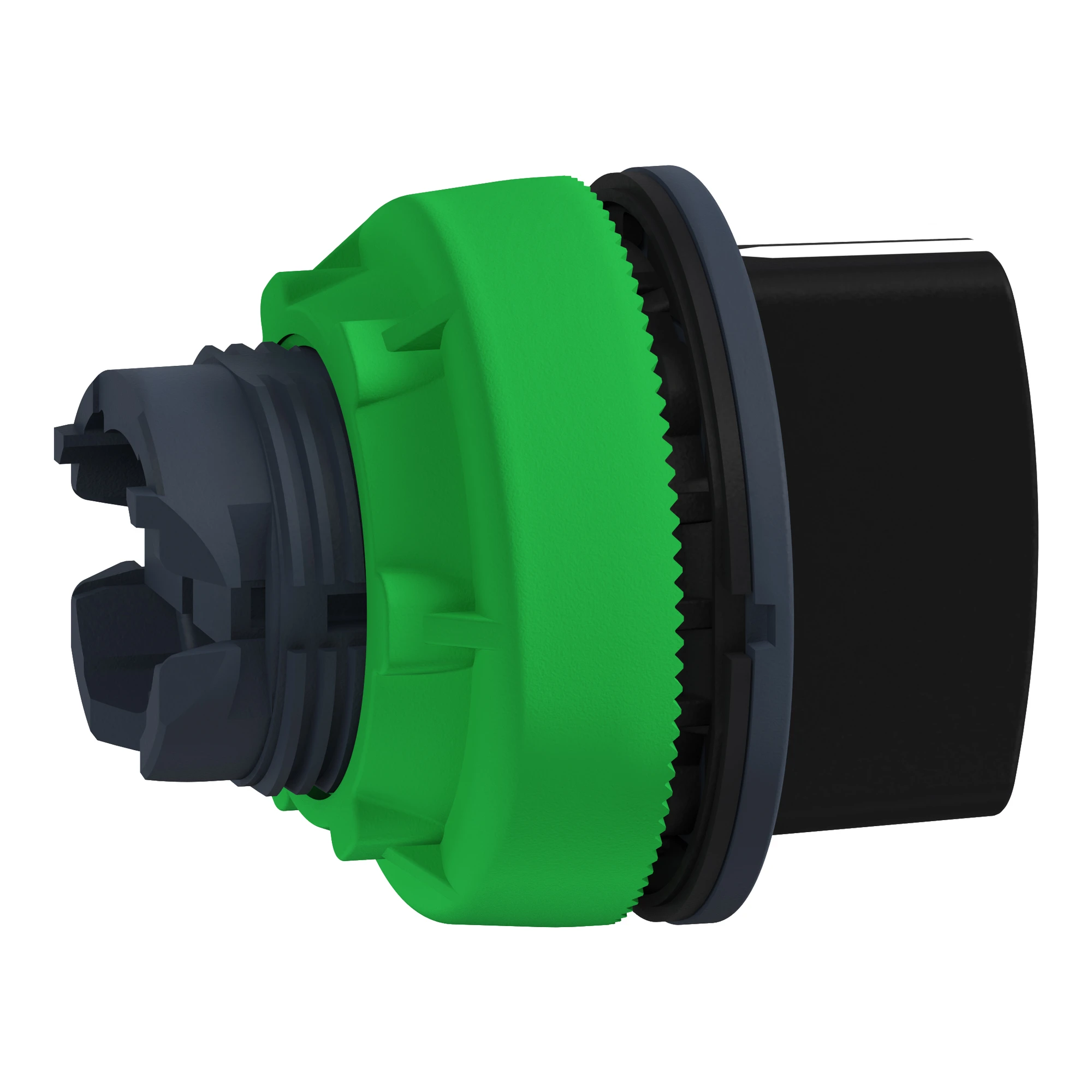 Schneider Electric ZB5FD7 Selector switch, front element, Harmony XB5F, plastic, 30mm, black, 3 positions, center right latching (img_002)