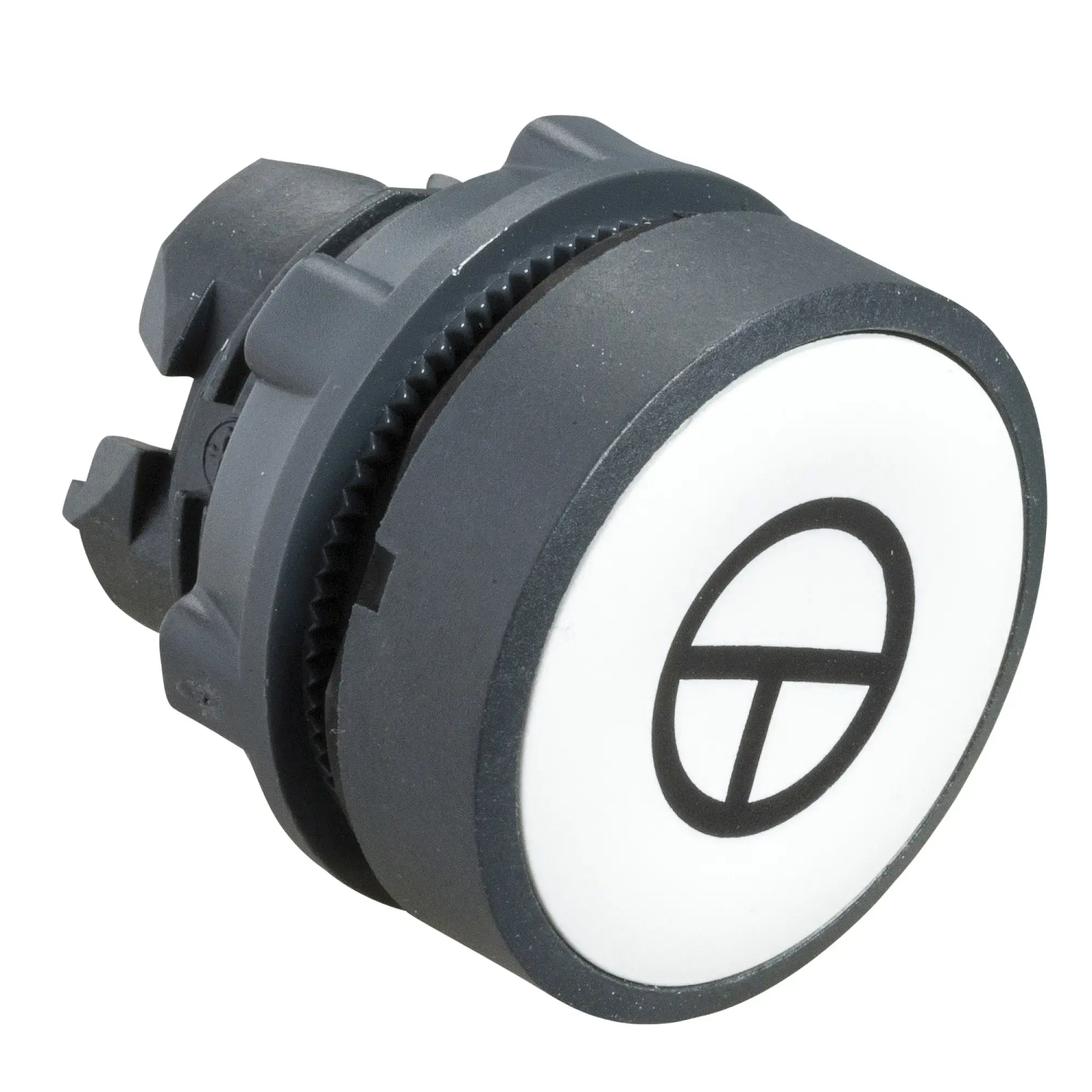 Schneider Electric ZB5AA145 Push-button, front element, Harmony XB5, plastic, 22mm, white, labeled T, momentary (img_010)