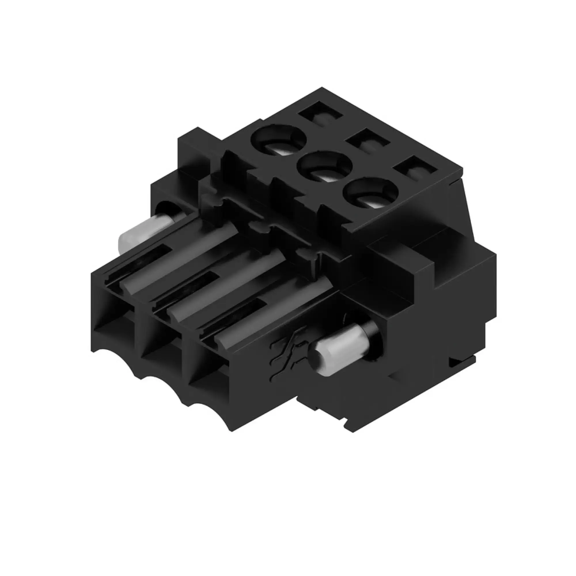Weidmüller 1615790000 PCB connector (wire connection), 160 V, 17 A, Pitch in mm: 3.50, 1.5 mm², Number of poles: 3, Clamping yoke connection, Box (img_001)