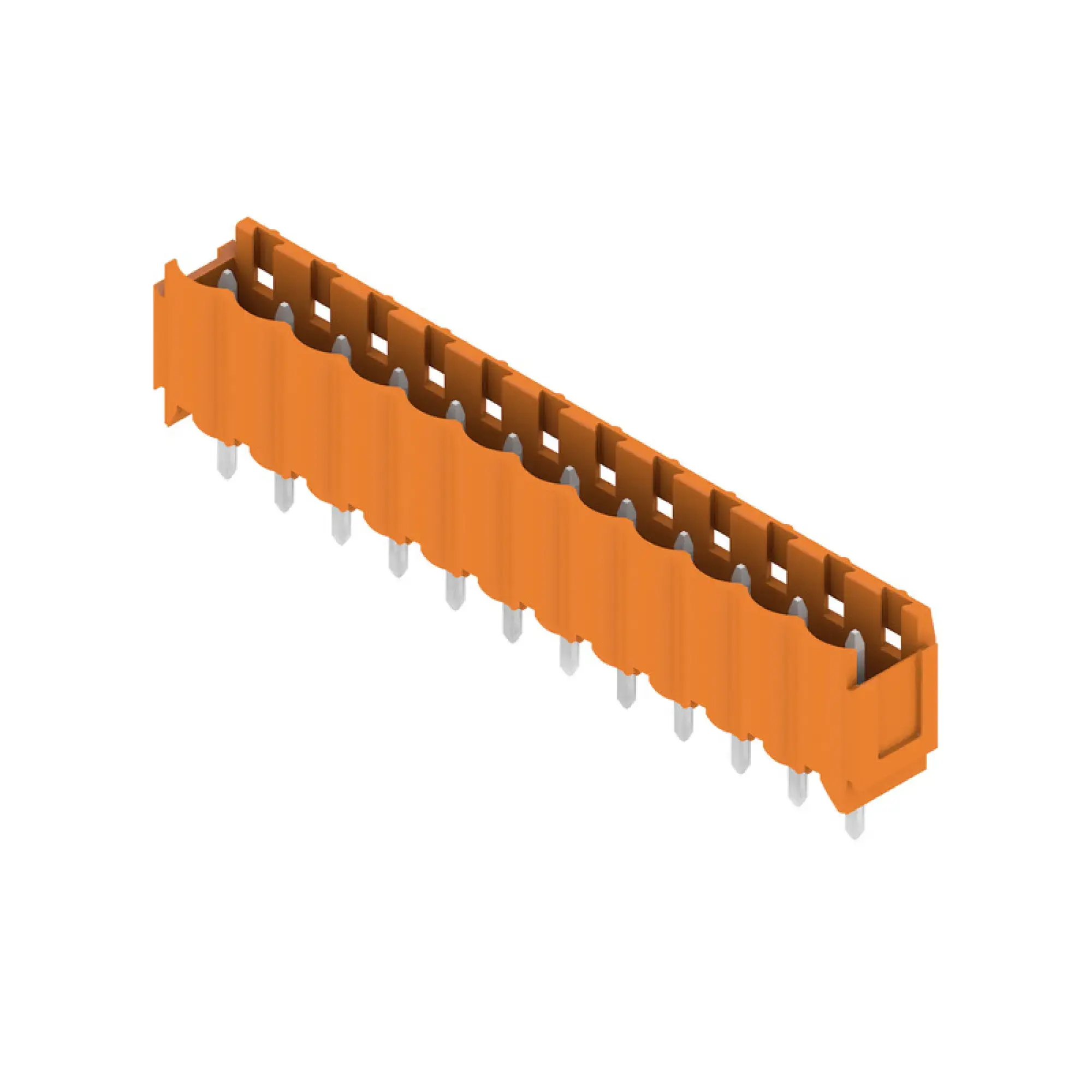 Weidmüller 1582110000 PCB connector (board connection), 320 V, 18 A, Pitch in mm: 5.00, Number of poles: 12, THT solder connection, Box (img_001)