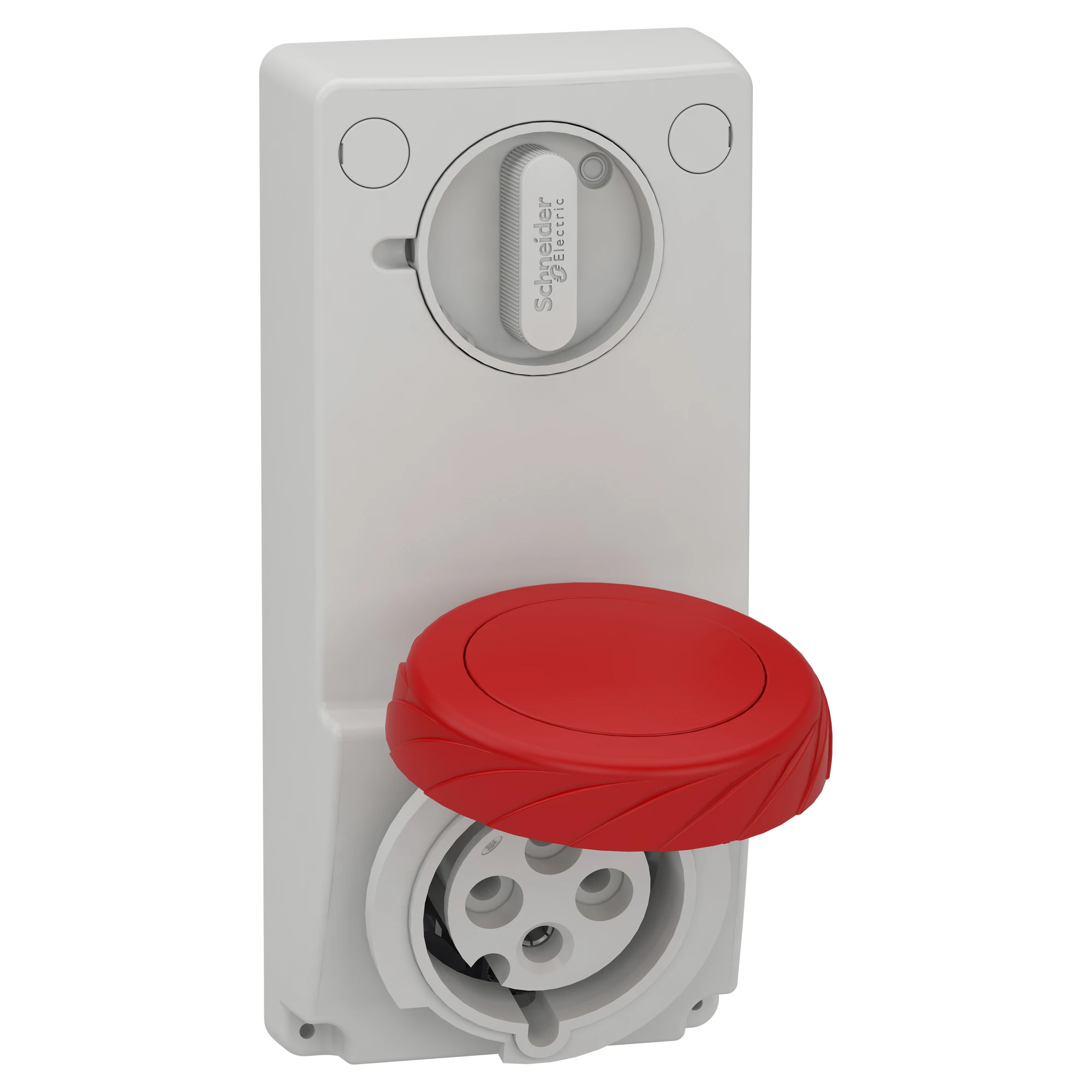 Schneider Electric 82096 Surface-mounted socket locked, 32A, 3p+E, 380-415 V AC, IP65 (img_001) Schneider Electric 82096 Surface-mounted socket locked, 32A, 3p+E, 380-415 V AC, IP65 (img_001)