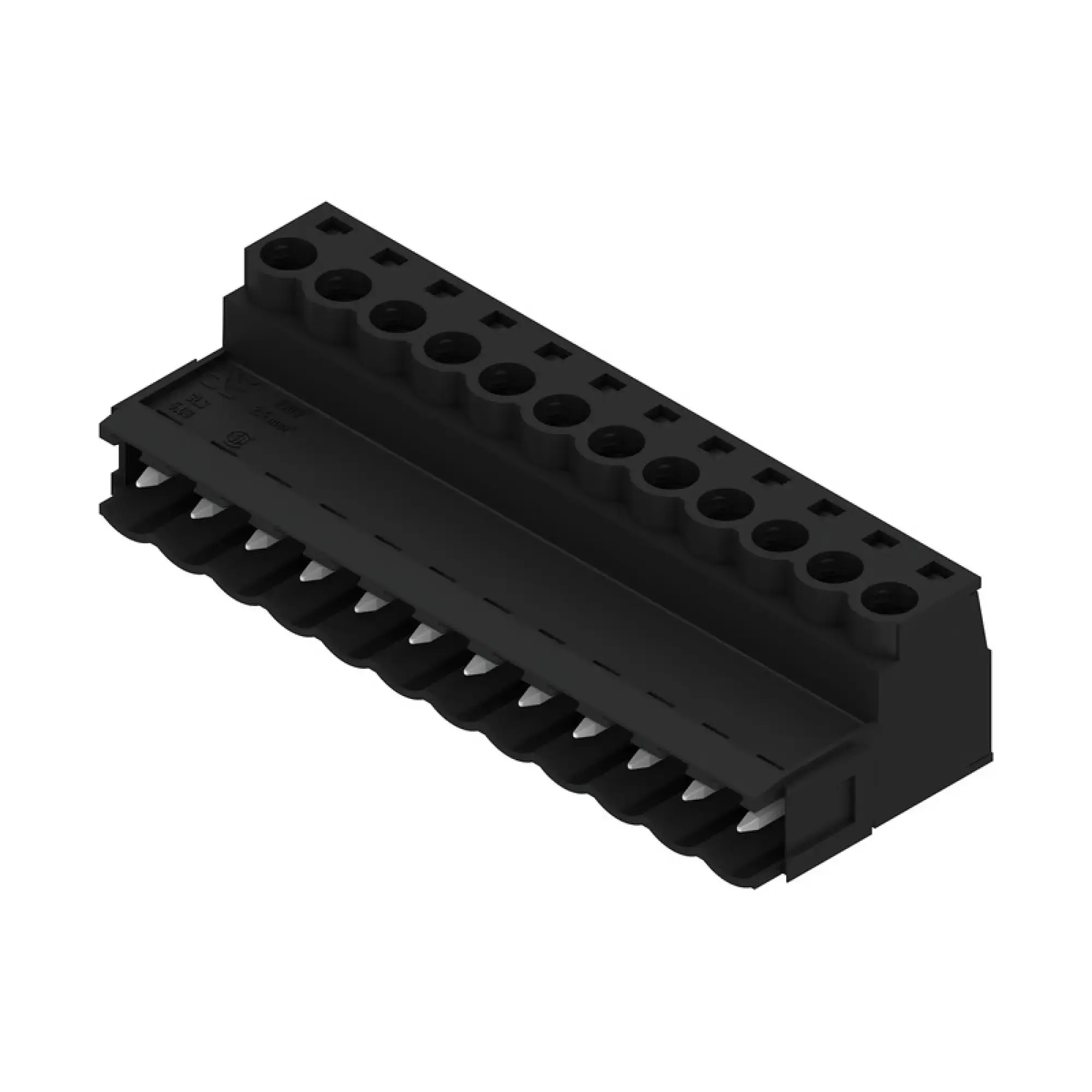 Weidmüller 1645330000 PCB connector (wire connection), 320 V, 21.5 A, Pitch in mm: 5.08, 3.31 mm², Number of poles: 12, Clamping yoke connection, Box (img_001)