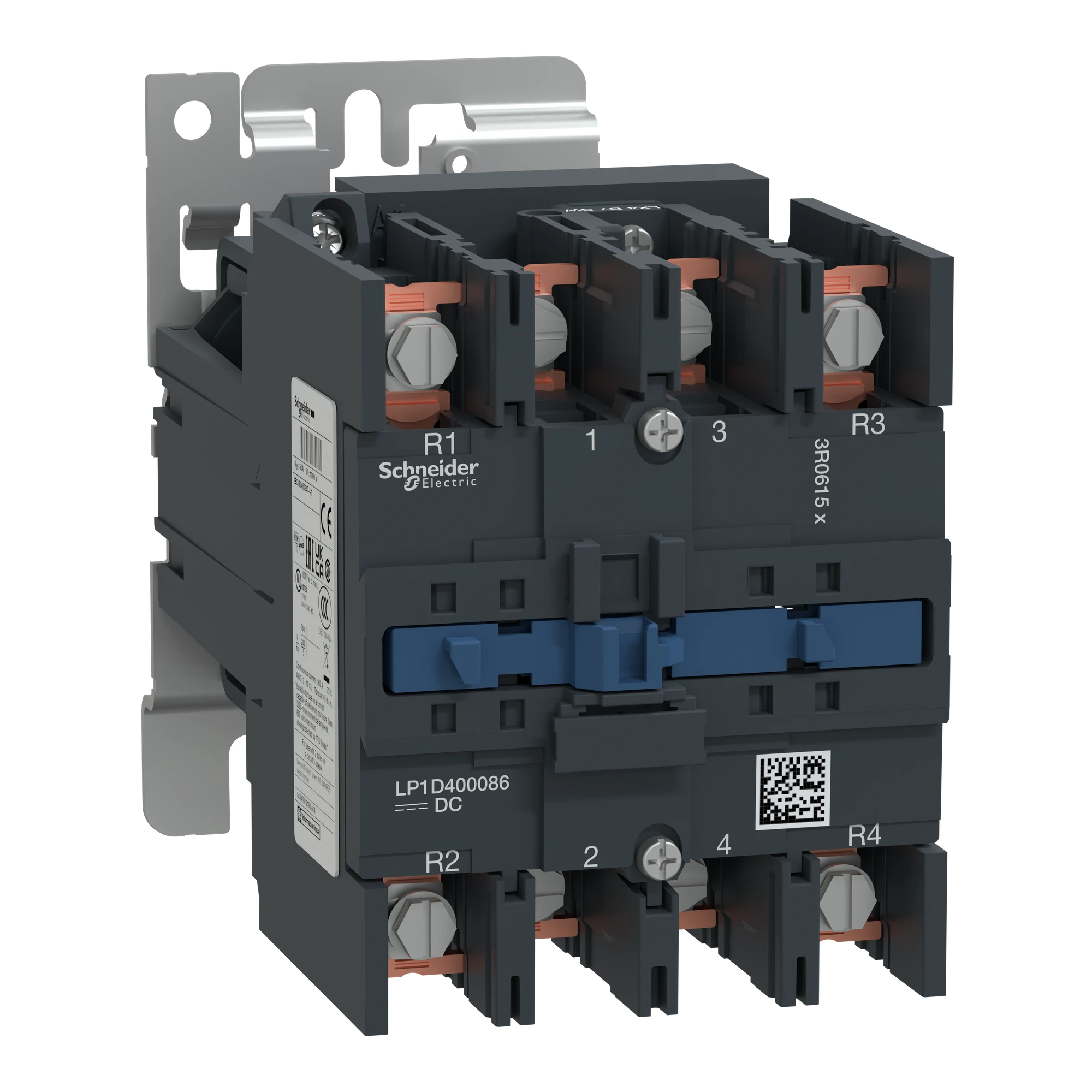 Schneider Electric LP1D400086SW Contactor TeSys LP1D, 4p (2 NO+2 NC), AC-1 440V 60A, Coil 72 V DC (img_001)