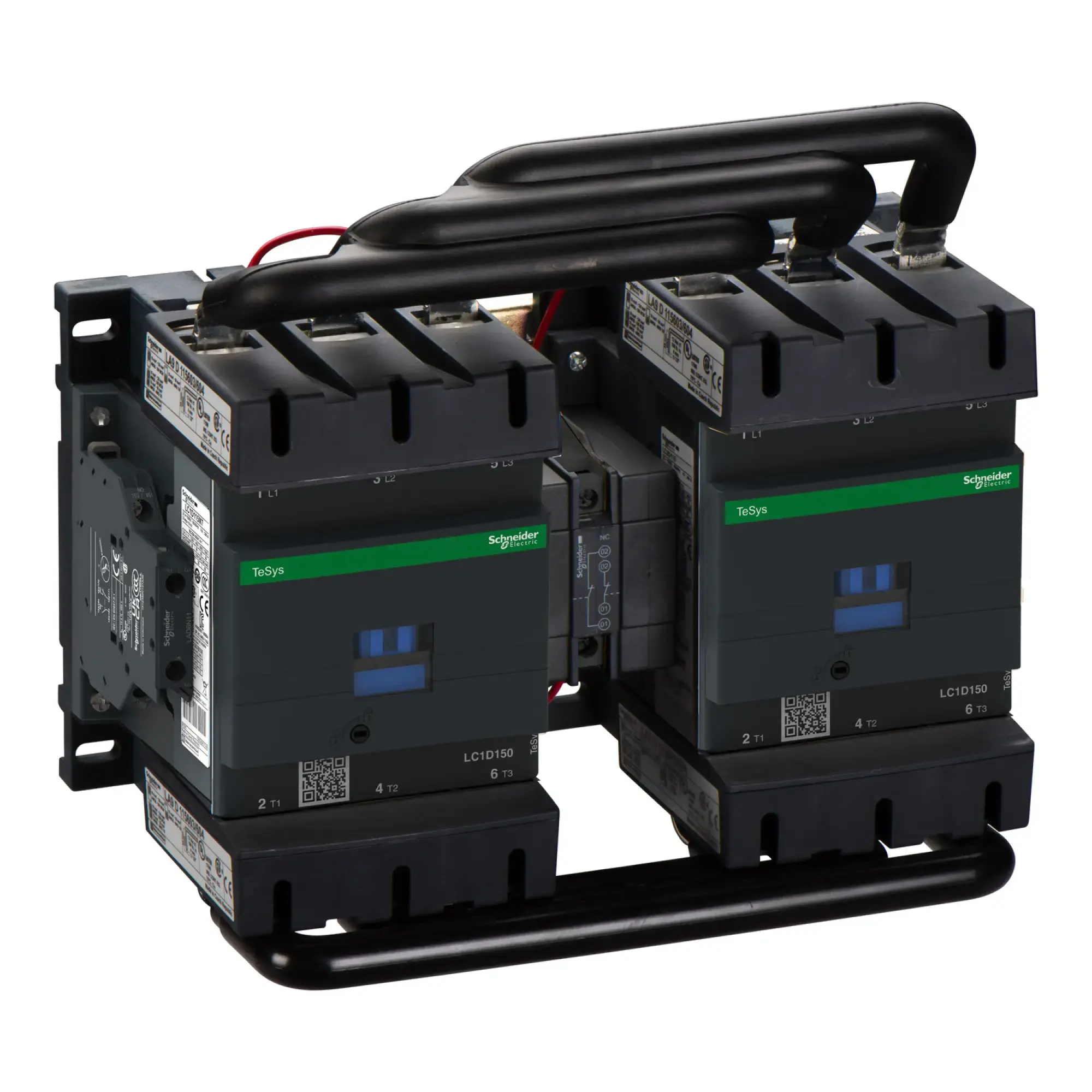 Schneider Electric LC2D150G7 Reversing Contactor Combination, 3p+1NO+1NC, 75kW/400V/AC3 150A, Coil 120V 50/60Hz (img_002) Schneider Electric LC2D150G7 Reversing Contactor Combination, 3p+1NO+1NC, 75kW/400V/AC3 150A, Coil 120V 50/60Hz (img_002)