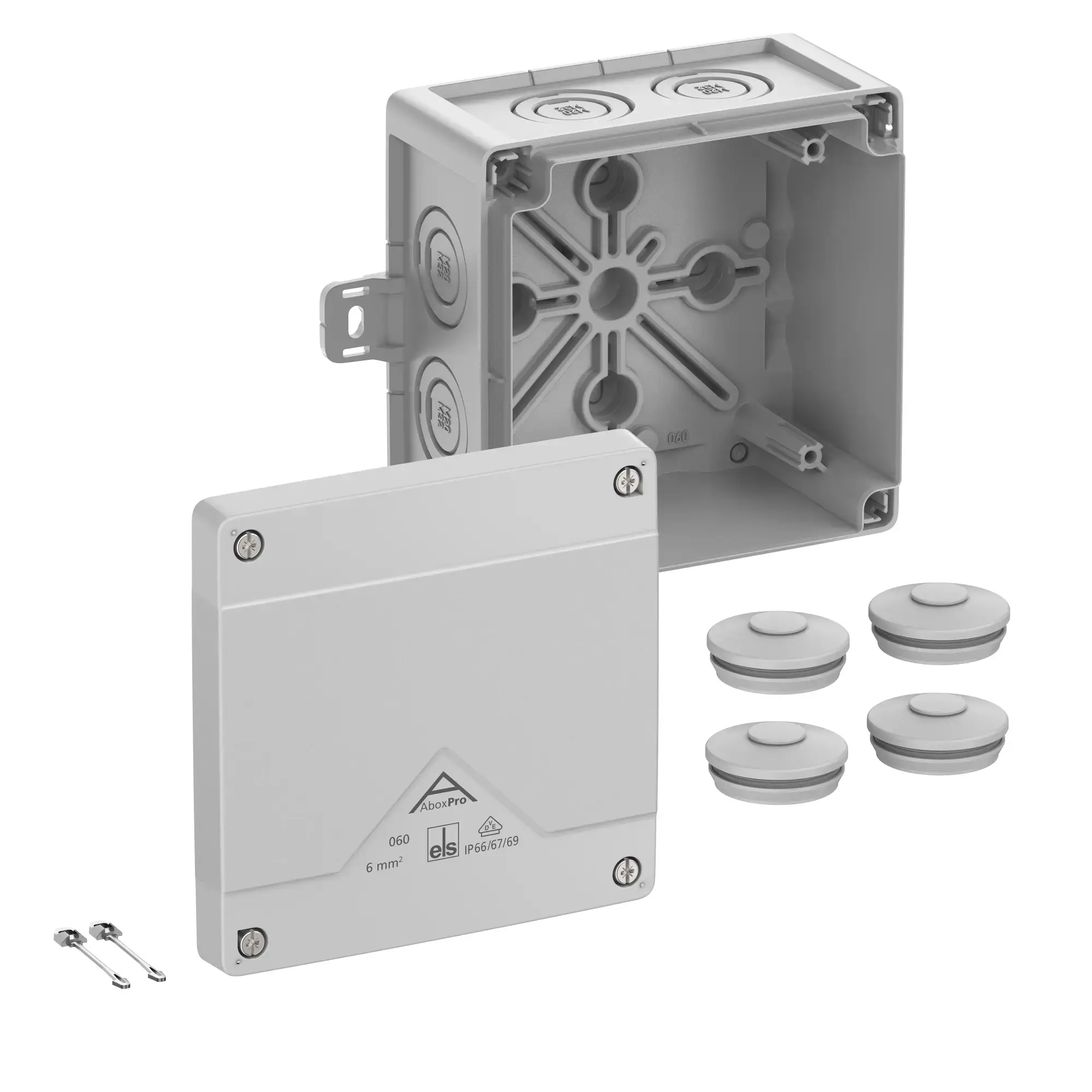 Spelsberg 40640101 Junction box, Type of protection IP66/IP67/IP69, max. 6², IK09, Protection class II, Ui 1000V AC, Ui 1000V DC, DLG, DNV, VDE, Halogen free (img_001) Spelsberg 40640101 Junction box, Type of protection IP66/IP67/IP69, max. 6², IK09, Protection class II, Ui 1000V AC, Ui 1000V DC, DLG, DNV, VDE, Halogen free (img_001)