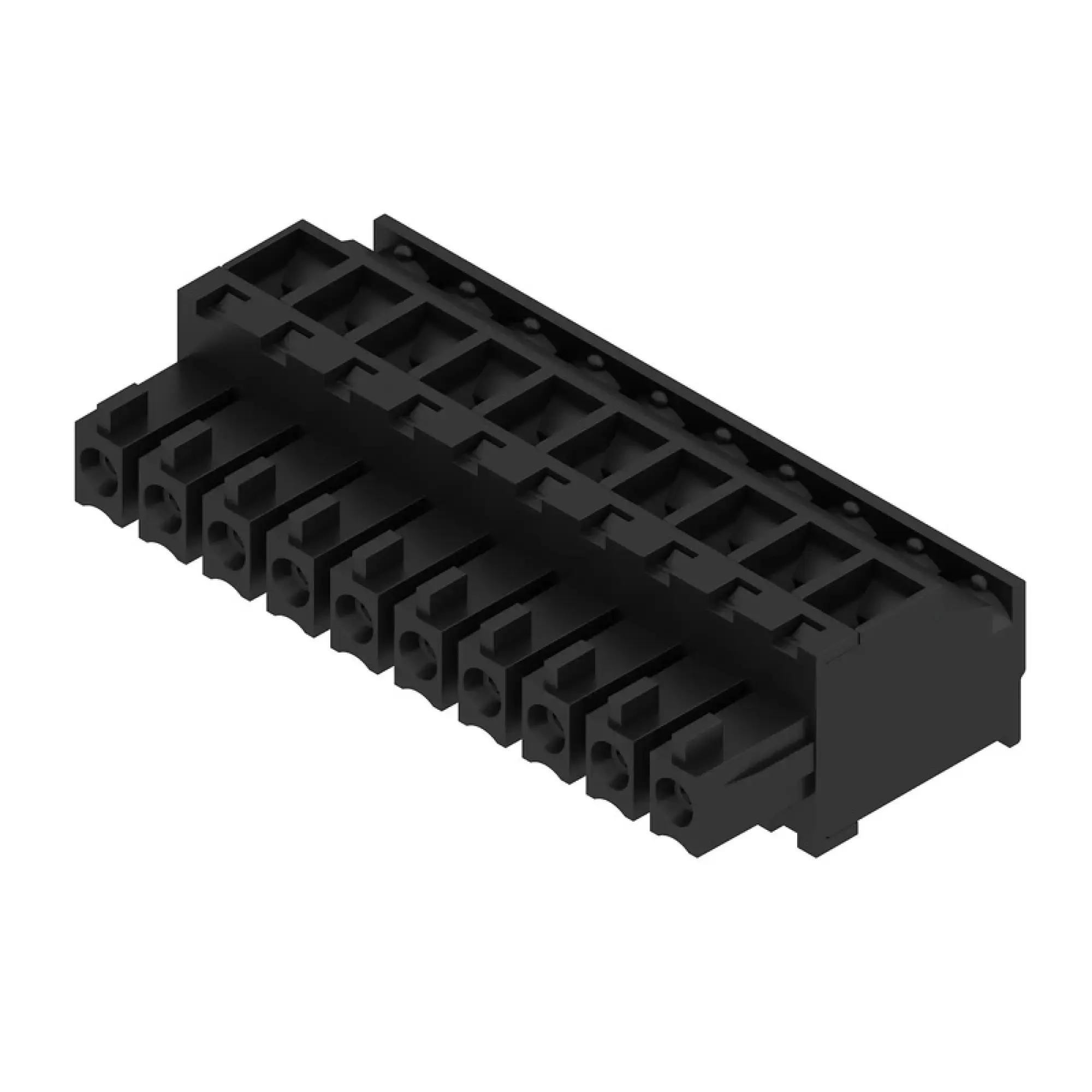 Weidmüller 1798610000 PCB connector (wire connection), 160 V, 17.5 A, Pitch in mm: 3.81, 1.5 mm², Number of poles: 10, Clamping yoke connection, Box (img_001)