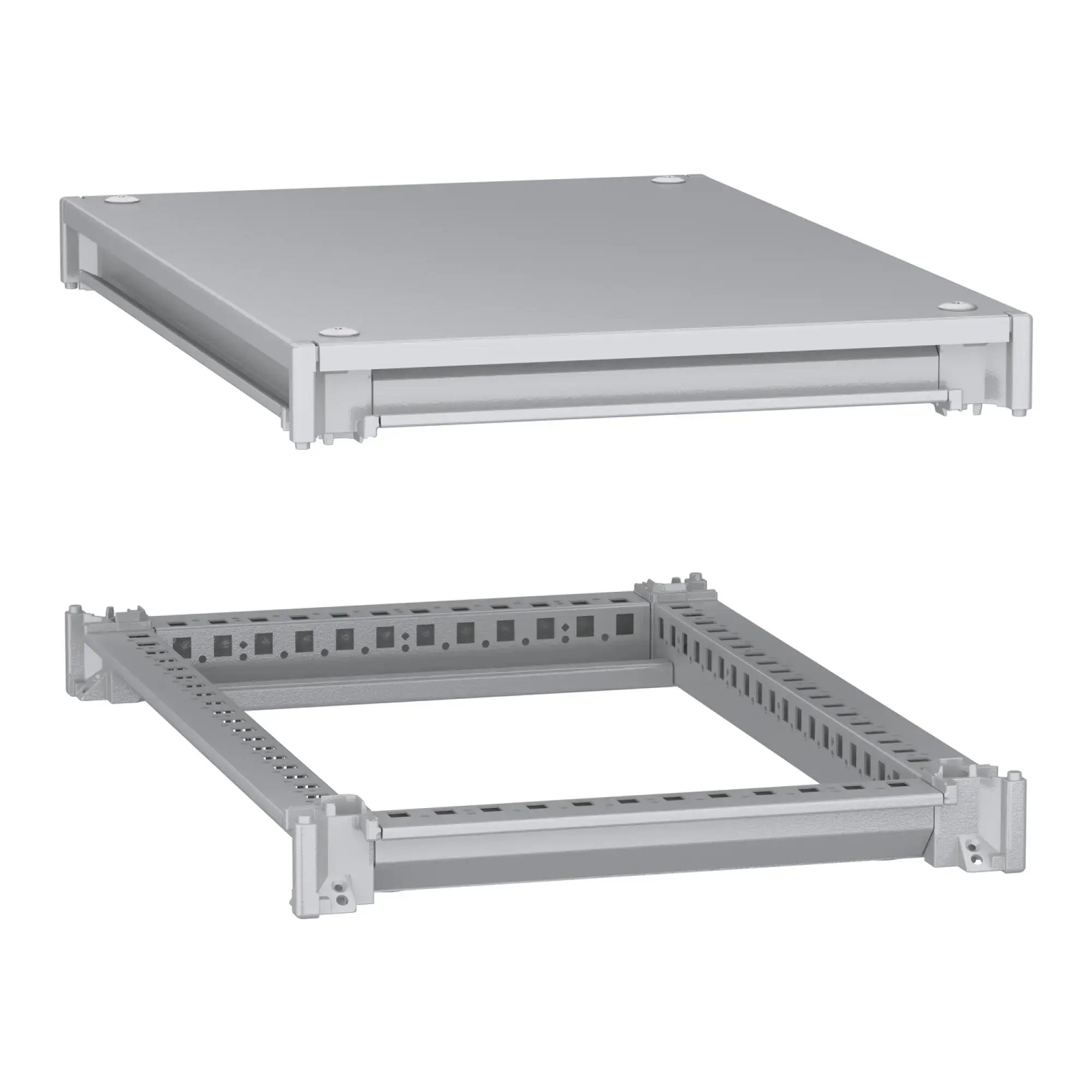 Schneider Electric NSYSFNC46 Lower and upper frame, PanelSeT SFN, for electrical enclosures W 400 x D 600 mm, including roof (img_003)