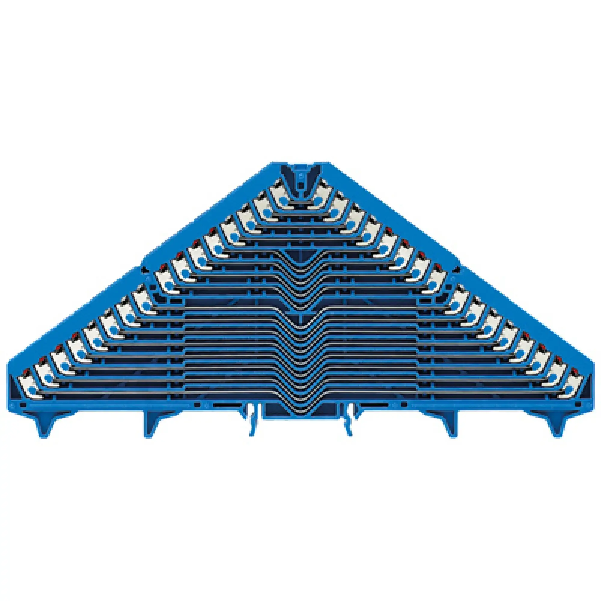 Weidmüller 1267820000 Patch distributor terminal, PUSH IN, blue, 1.5 mm², 6 A, 250 V, Number of connections: 64, Number of levels: 16, TS 35 x 7.5, V-0, Polycarbonate (img_001) Weidmüller 1267820000 Patch distributor terminal, PUSH IN, blue, 1.5 mm², 6 A, 250 V, Number of connections: 64, Number of levels: 16, TS 35 x 7.5, V-0, Polycarbonate (img_001)