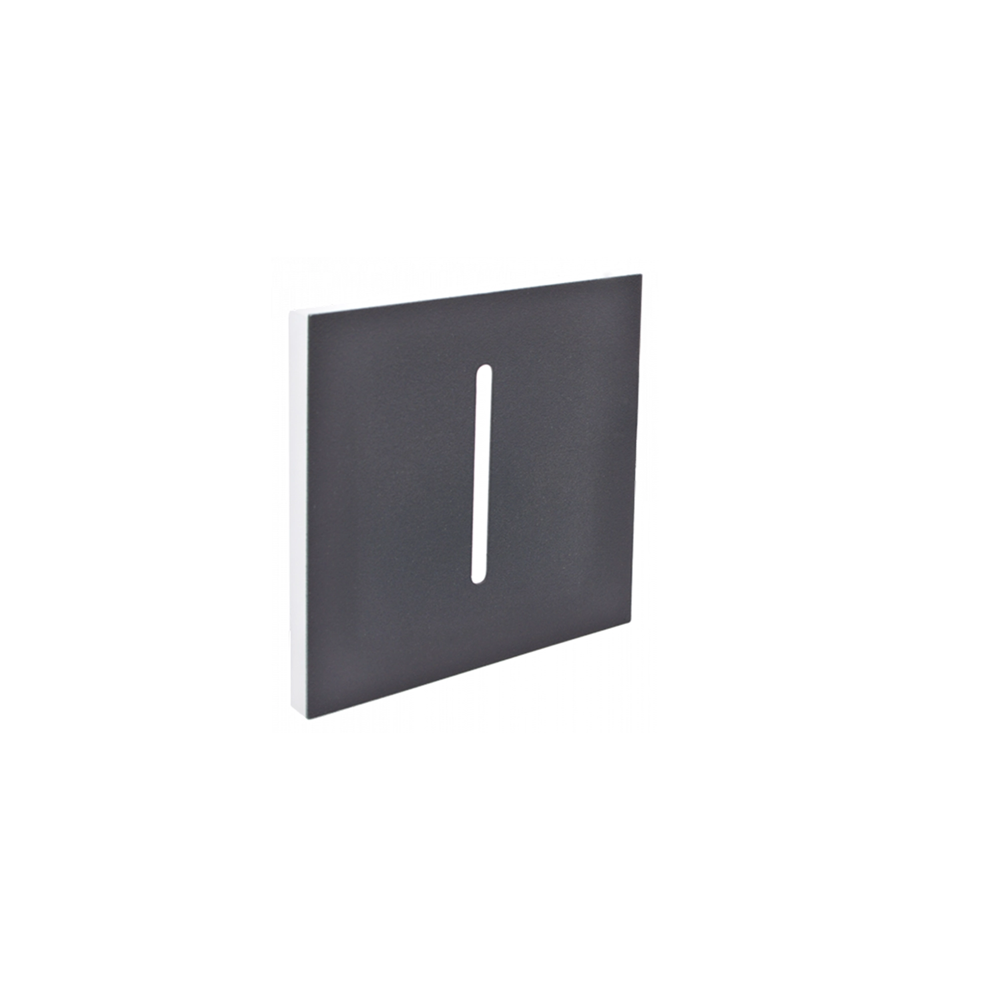 WSU Lights Square attachment black withte for Recessed nightlight - 80x80x9mm