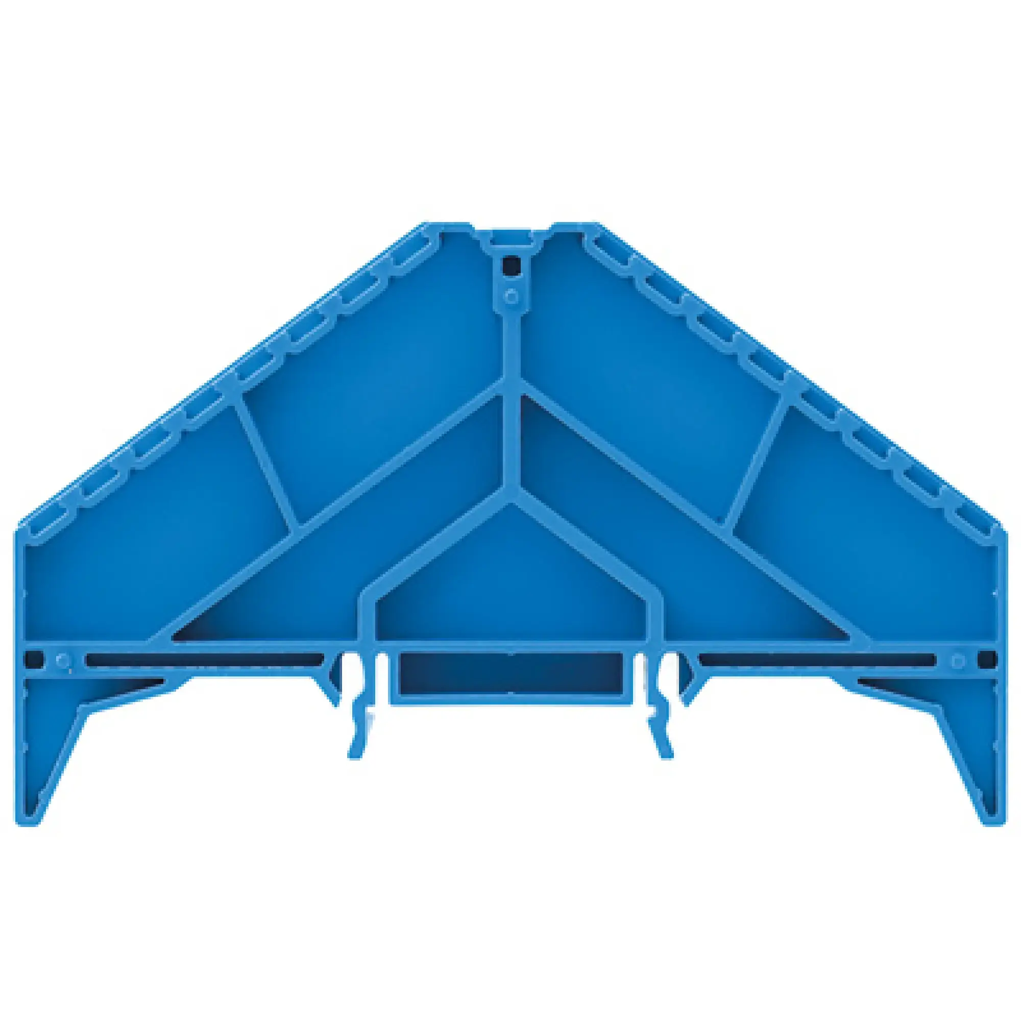 Weidmüller 1267950000 Marker holder (terminal), P-series, Number of levels: 8, TS 35 x 15, blue (img_001)