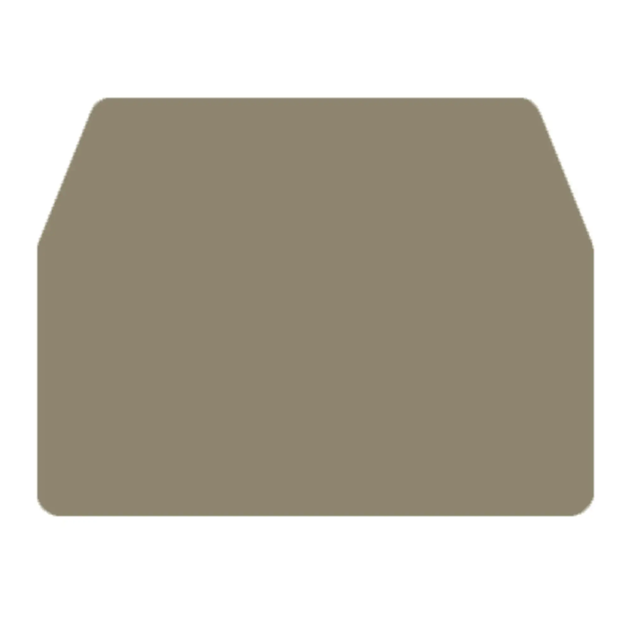 Weidmüller 1754190000 End plate (terminals), dark beige, Height: 25.1 mm, Width: 1.5 mm, V-0, Wemid (img_001)
