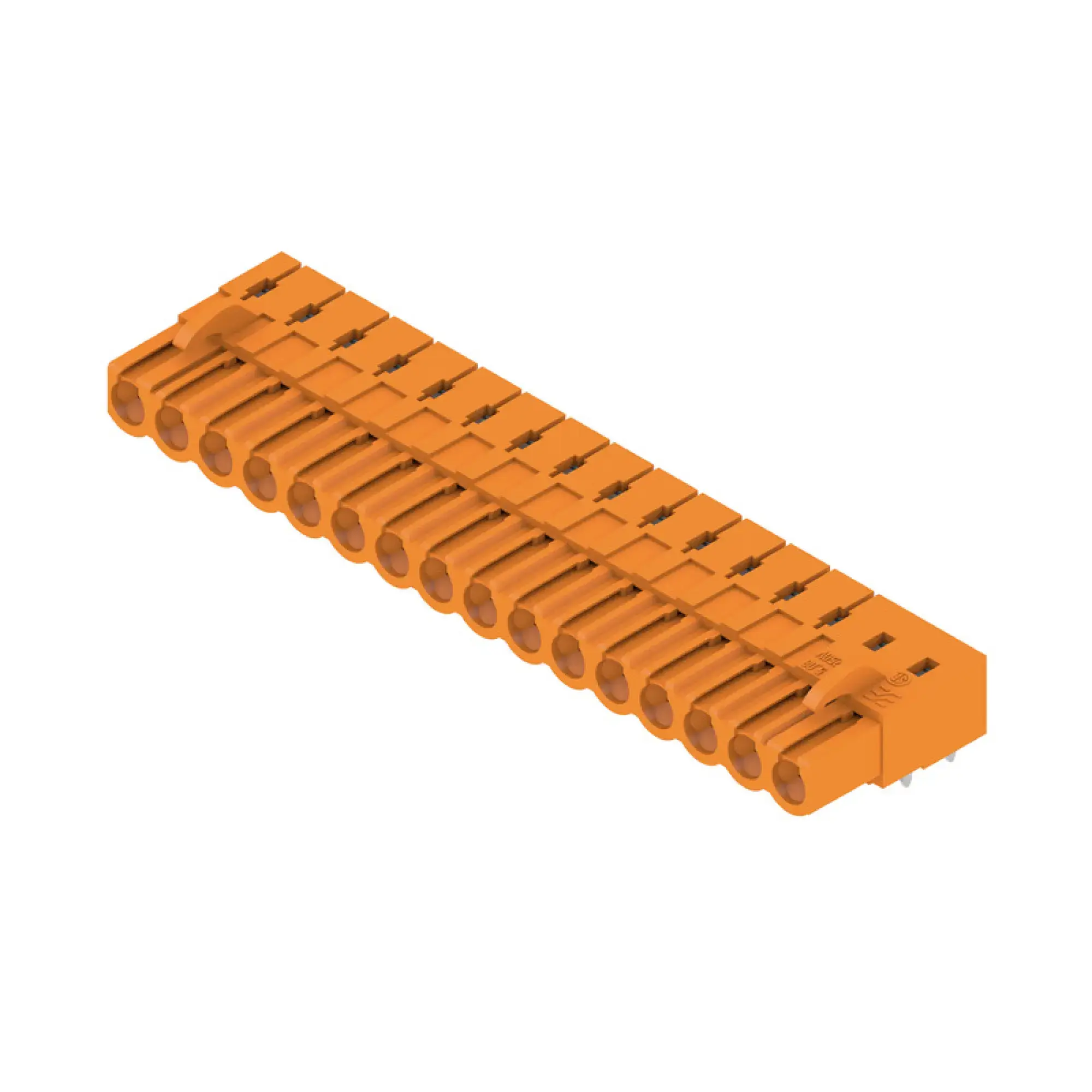 Weidmüller 1648450000 PCB connector (board connection), 320 V, 23 A, Pitch in mm: 5.08, Number of poles: 16, THT solder connection, Box (img_001)