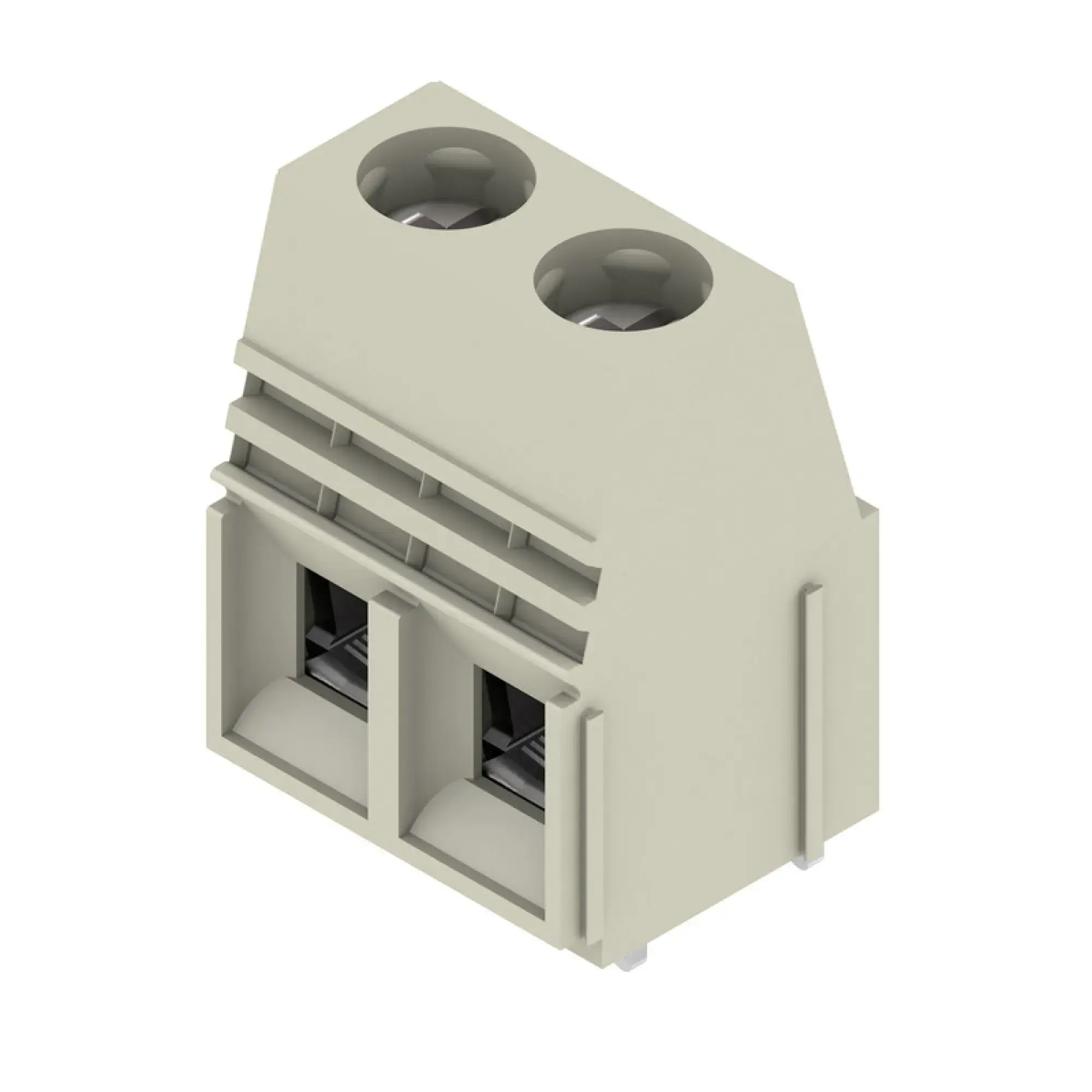 Weidmüller 1791080000 PCB terminal, 690 V, 76 A, Pitch in mm: 10.16, 16 mm², Number of poles: 2, Clamping yoke connection, THT solder connection, 90°, Box (img_001) Weidmüller 1791080000 PCB terminal, 690 V, 76 A, Pitch in mm: 10.16, 16 mm², Number of poles: 2, Clamping yoke connection, THT solder connection, 90°, Box (img_001)