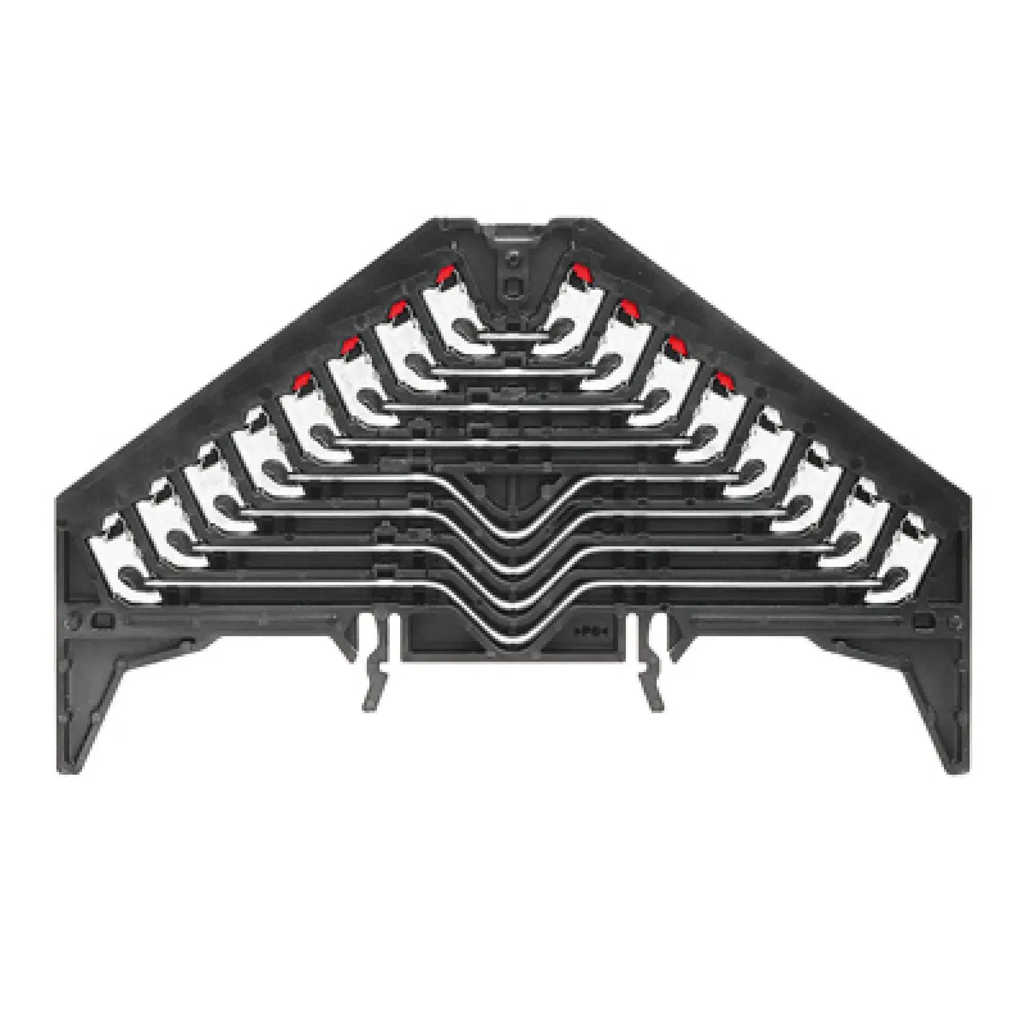 Weidmüller 1173740000 Patch distributor terminal, PUSH IN, black, 1.5 mm², 8 A, 250 V, Number of connections: 32, Number of levels: 8, TS 35 x 15, V-0, Polycarbonate (img_001) Weidmüller 1173740000 Patch distributor terminal, PUSH IN, black, 1.5 mm², 8 A, 250 V, Number of connections: 32, Number of levels: 8, TS 35 x 15, V-0, Polycarbonate (img_001)