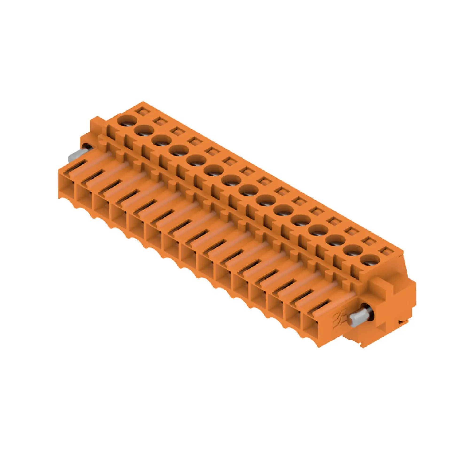 Weidmüller 1606770000 PCB connector (wire connection), 160 V, 17 A, Pitch in mm: 3.50, 1.5 mm², Number of poles: 15, Clamping yoke connection, Box (img_001)