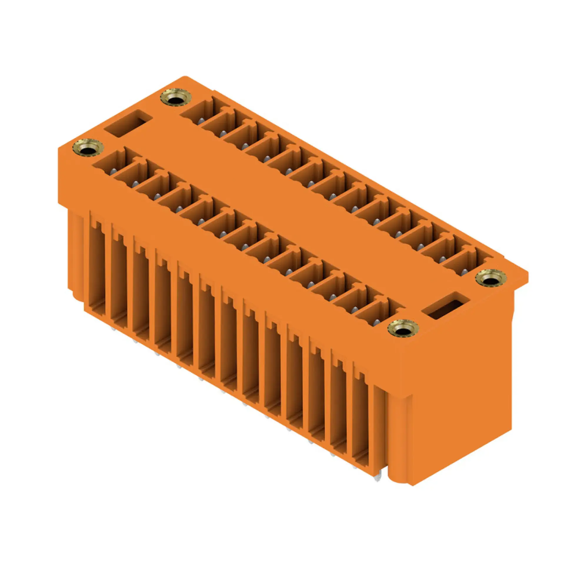 Weidmüller 1030560000 PCB connector (board connection), 160 V, 17.5 A, Pitch in mm: 3.81, Number of poles: 26, THT solder connection, Box (img_001)