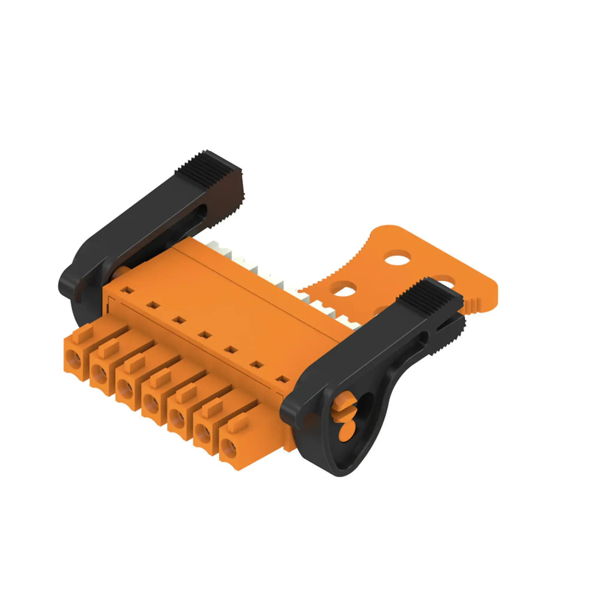 Weidmüller 2443060000 PCB connector (wire connection), 160 V, 17.5 A, Pitch in mm: 3.81, 1.5 mm², Number of poles: 7, PUSH IN with actuator, Box (img_001)