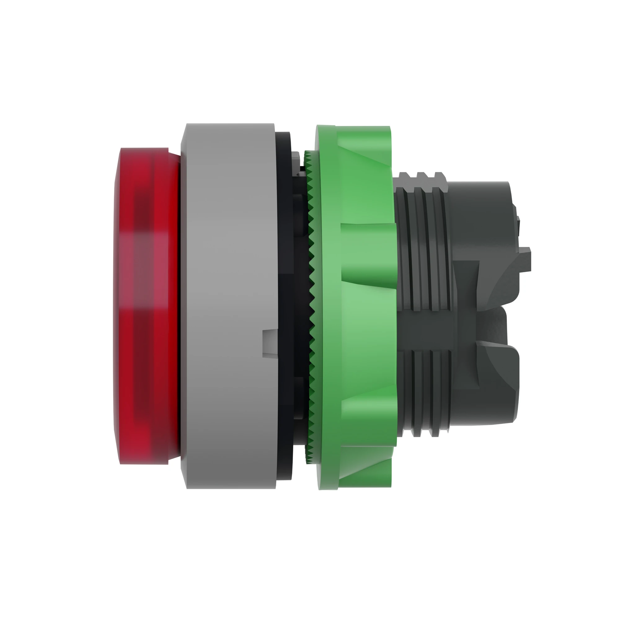 Schneider Electric ZB5AH43C0 Illuminated pushbutton, front element, Harmony XB5, plastic, 22mm, light grey, red, projecting, for universal LED, latching (img_005) Schneider Electric ZB5AH43C0 Illuminated pushbutton, front element, Harmony XB5, plastic, 22mm, light grey, red, projecting, for universal LED, latching (img_005)