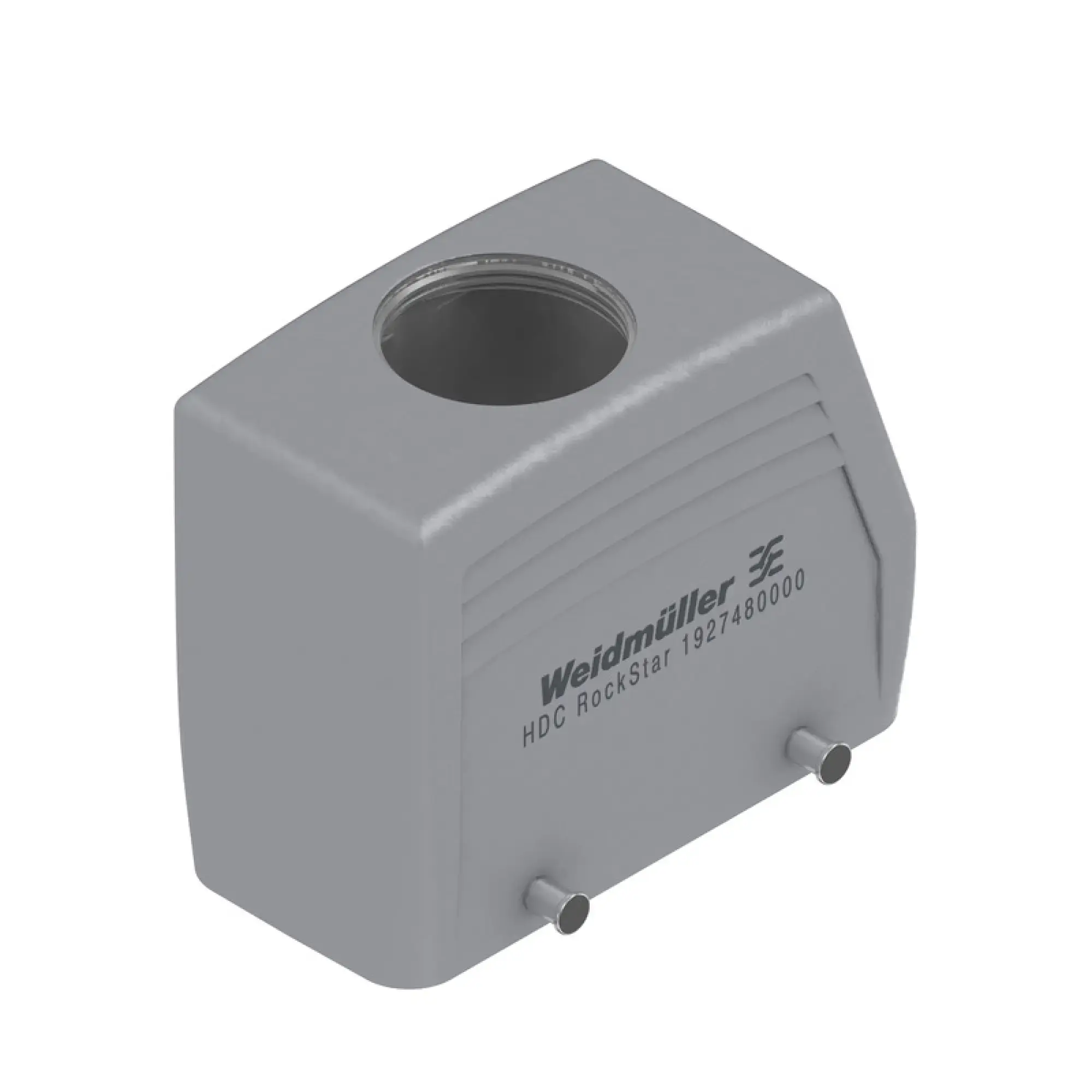 Weidmüller 1927480000 Housing (industry plug-in connectors), Plug housing, Cable entry from top, Cable entry from side, Side-locking clamp on lower side, Size: 6, IP65 (in (img_001)