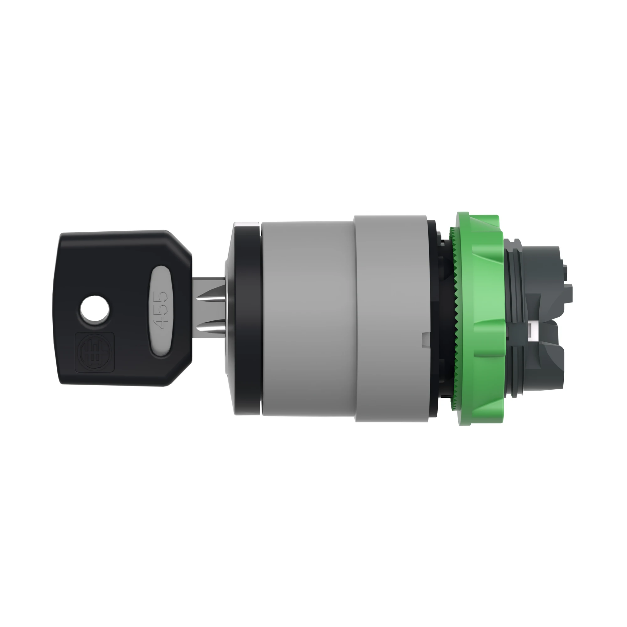 Schneider Electric ZB5AG0C0 Key switch, Front element, Harmony XB5, Plastic, 22mm, light grey, black, 3 positions, latching (img_004) Schneider Electric ZB5AG0C0 Key switch, Front element, Harmony XB5, Plastic, 22mm, light grey, black, 3 positions, latching (img_004)