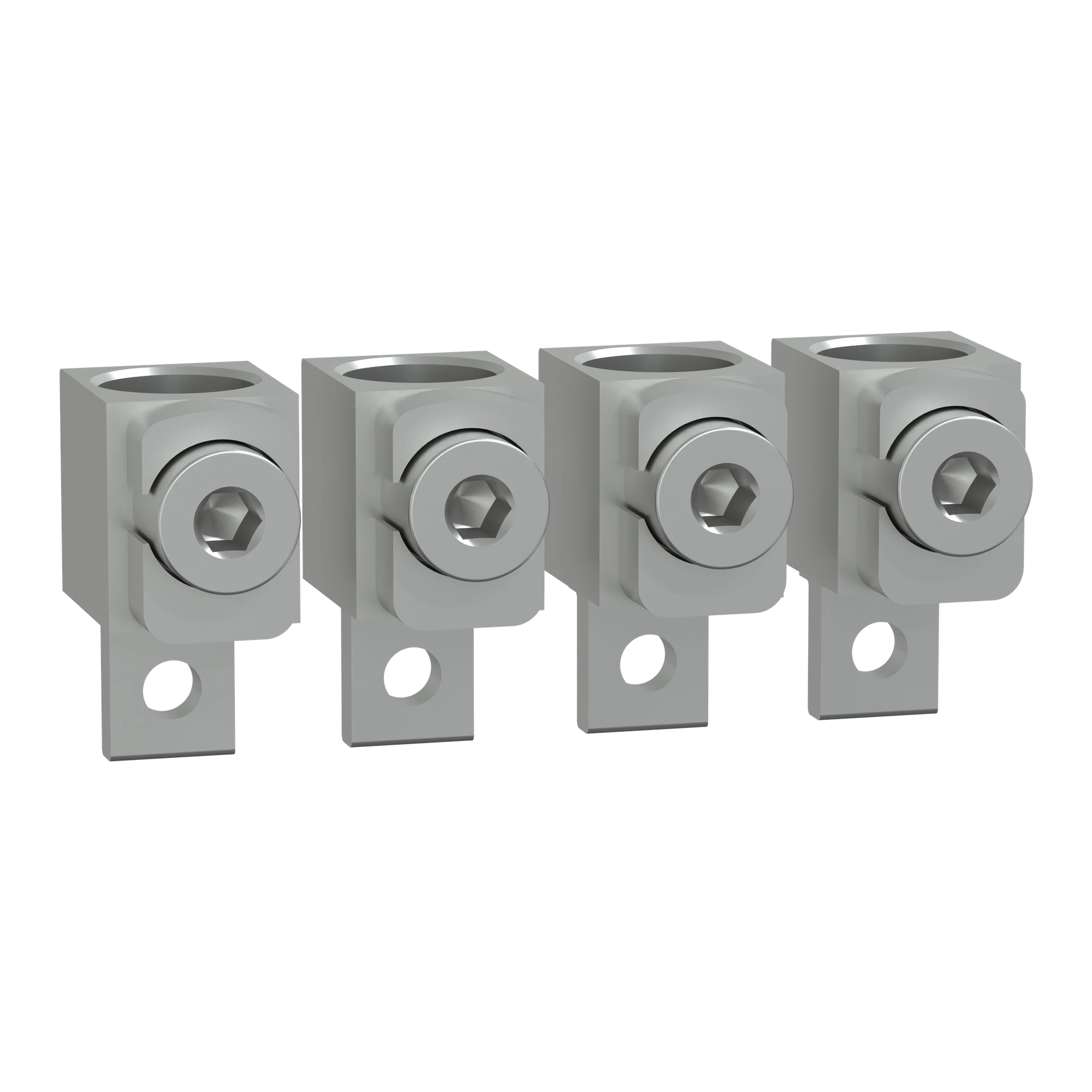 Schneider Electric TPSCON50 Aluminium-Kabelsteckverbinder, TransferPacT, für 1 Kabel 120 bis 240 mm², Rahmen 250A, 4P, Satz mit 4 Stück (img_001) Schneider Electric TPSCON50 Aluminium-Kabelsteckverbinder, TransferPacT, für 1 Kabel 120 bis 240 mm², Rahmen 250A, 4P, Satz mit 4 Stück (img_001)