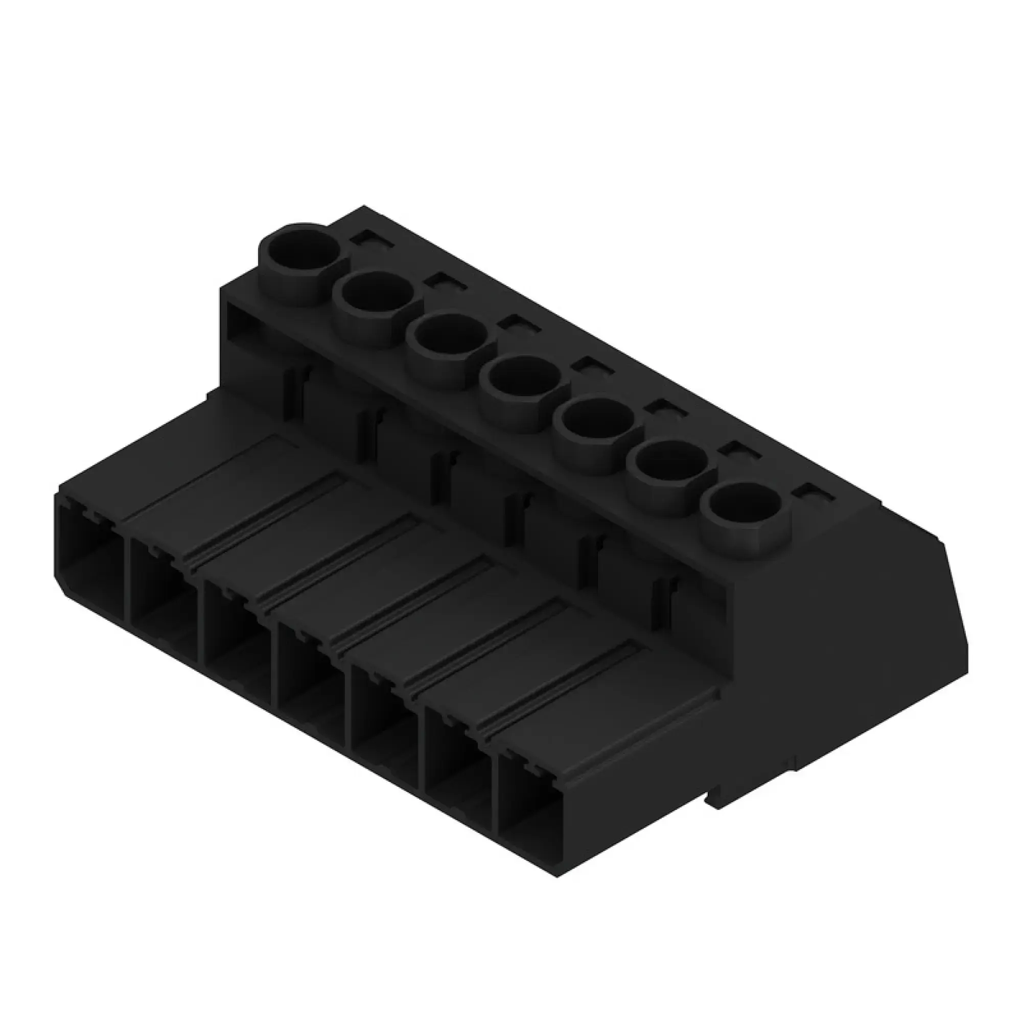 Weidmüller 1931680000 PCB connector (wire connection), 1000 V, 57 A, Pitch in mm: 7.62, 6 mm², Number of poles: 7, Clamping yoke connection, Box (img_001) Weidmüller 1931680000 PCB connector (wire connection), 1000 V, 57 A, Pitch in mm: 7.62, 6 mm², Number of poles: 7, Clamping yoke connection, Box (img_001)