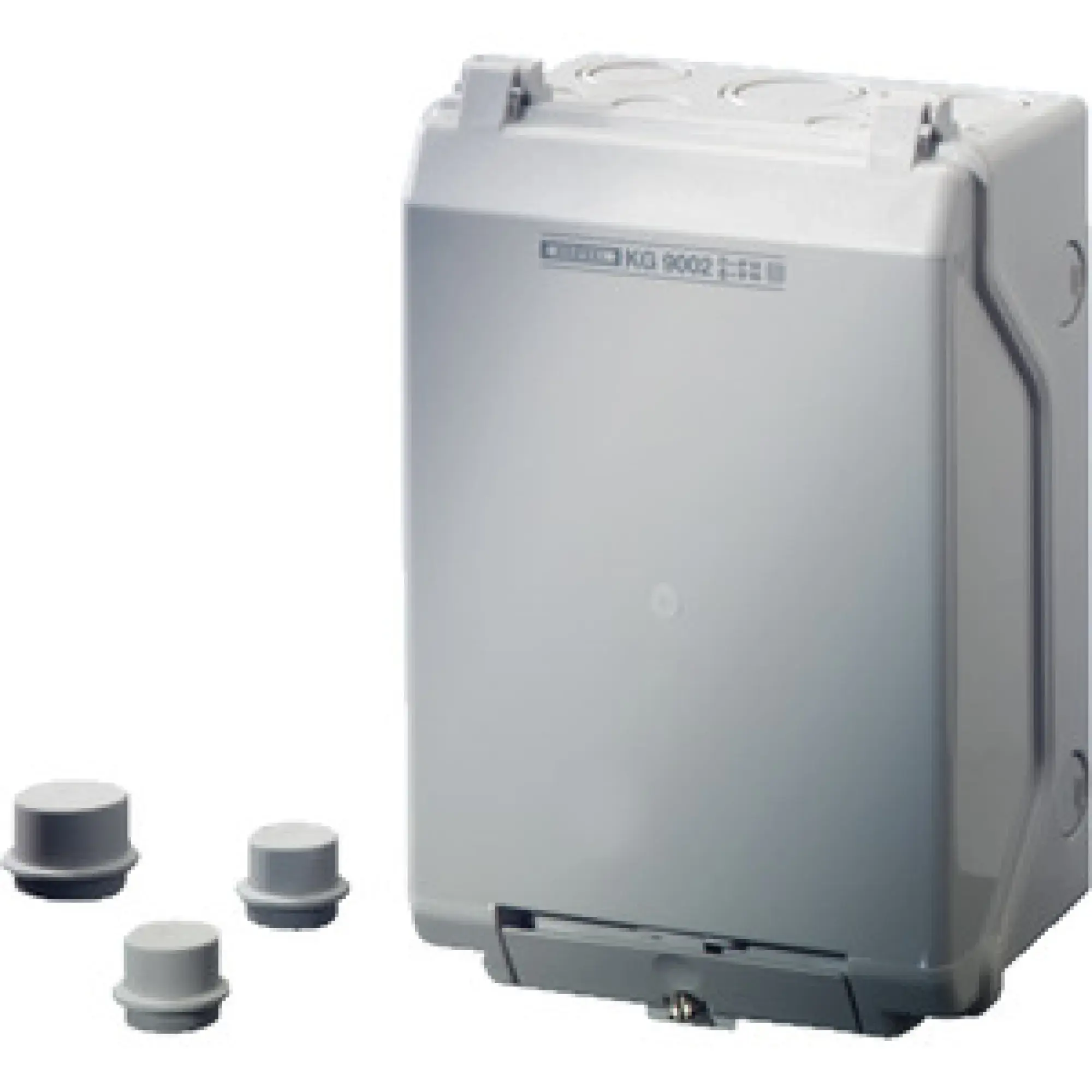 Hensel 33001001 KV-Leergehäuse, Einbaumasse bei eingeb. Montageplatte 133x205x95 mm KG 9002 IN (img_001)