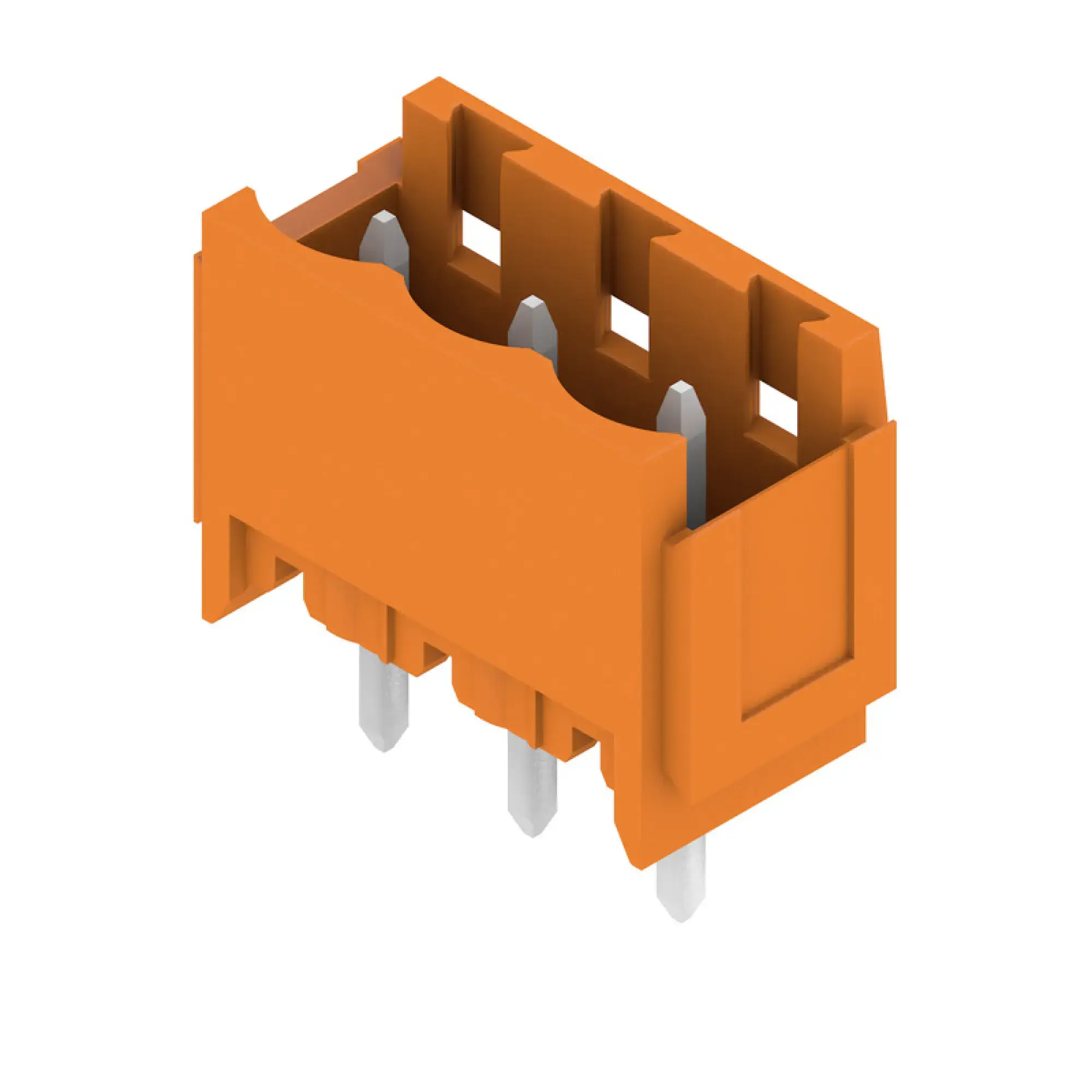 Weidmüller 2496200000 PCB connector (board connection), 320 V, 24 A, Pitch in mm: 5.08, Number of poles: 3, THT solder connection, Box (img_001)