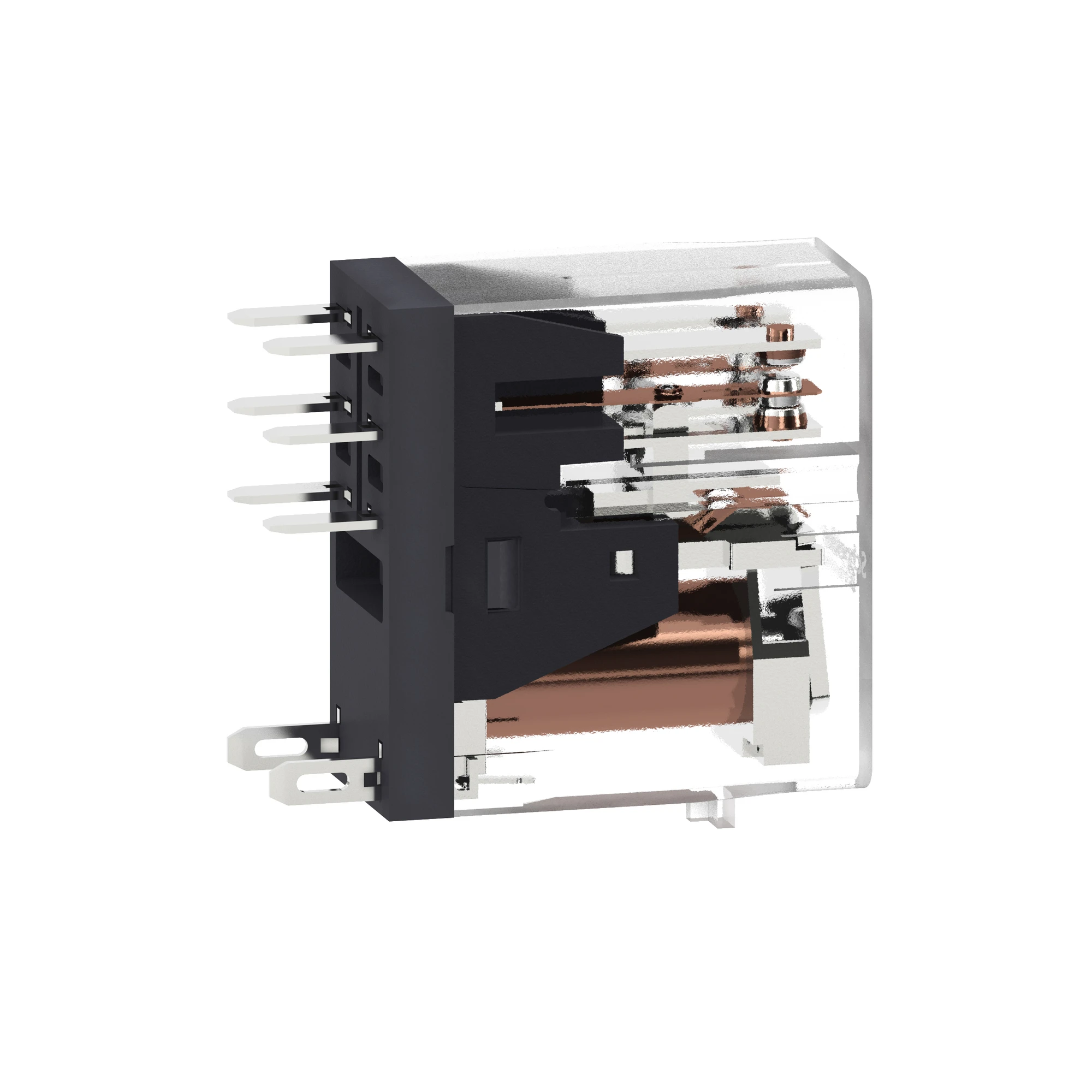 Schneider Electric RXG25BD Socketed Interface Relay RXG, 2 C/O, 5 A, 24 VDC, Clear Housing (img_004)