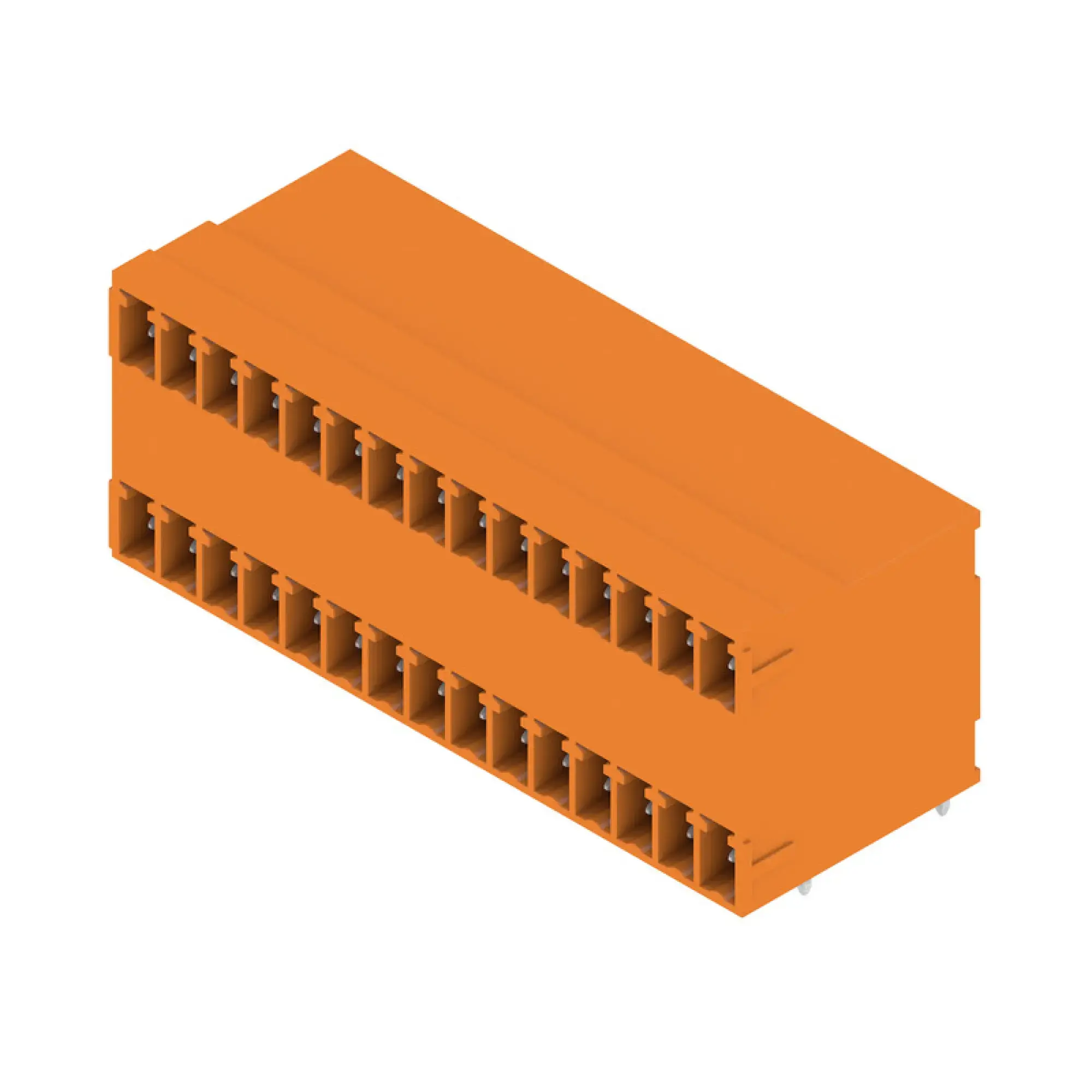 Weidmüller 1972920000 PCB connector (board connection), 160 V, 17.5 A, Pitch in mm: 3.81, Number of poles: 30, THT solder connection, Box (img_001)