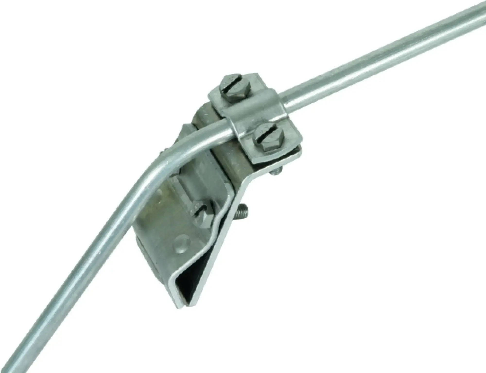 Dehn 338001 Gutter clamp Al f. bead 13-25mm with two-screw cleat for Rd 7-10mm (img_001)