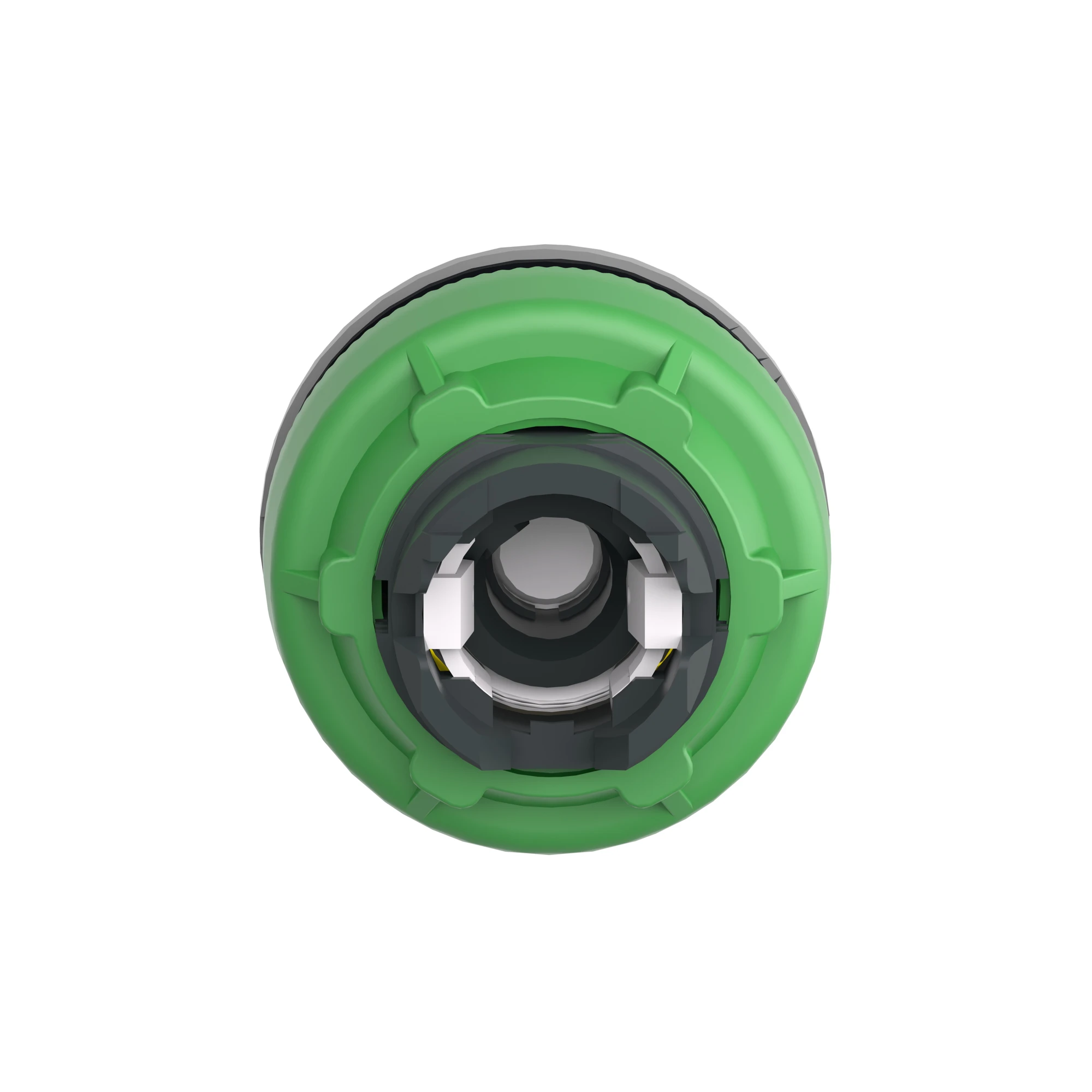 Schneider Electric ZB5FK1583C0 Illuminated Selector Switch, Front Element, Harmony XB5F, Plastic, 30mm, Yellow, for Universal LED, 3 Positions, Center Detent (img_002)