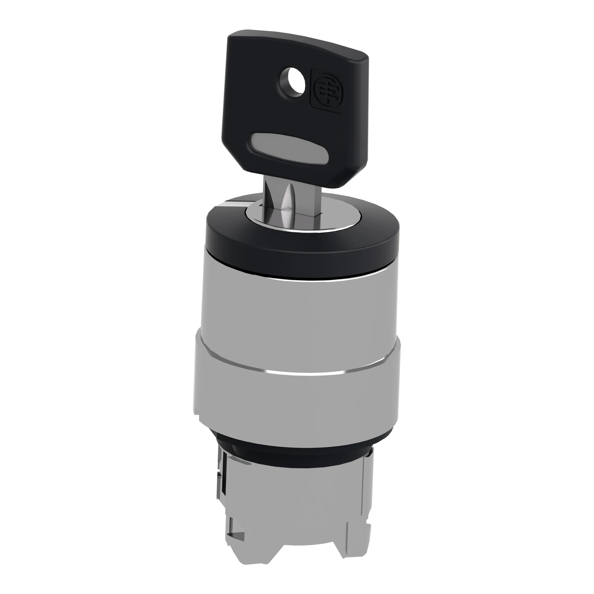 Schneider Electric ZB4BG2F034 Key switch, front element, Harmony XB4, metal, 22mm, black, 2 positions, locking, F034 (img_001) Schneider Electric ZB4BG2F034 Key switch, front element, Harmony XB4, metal, 22mm, black, 2 positions, locking, F034 (img_001)