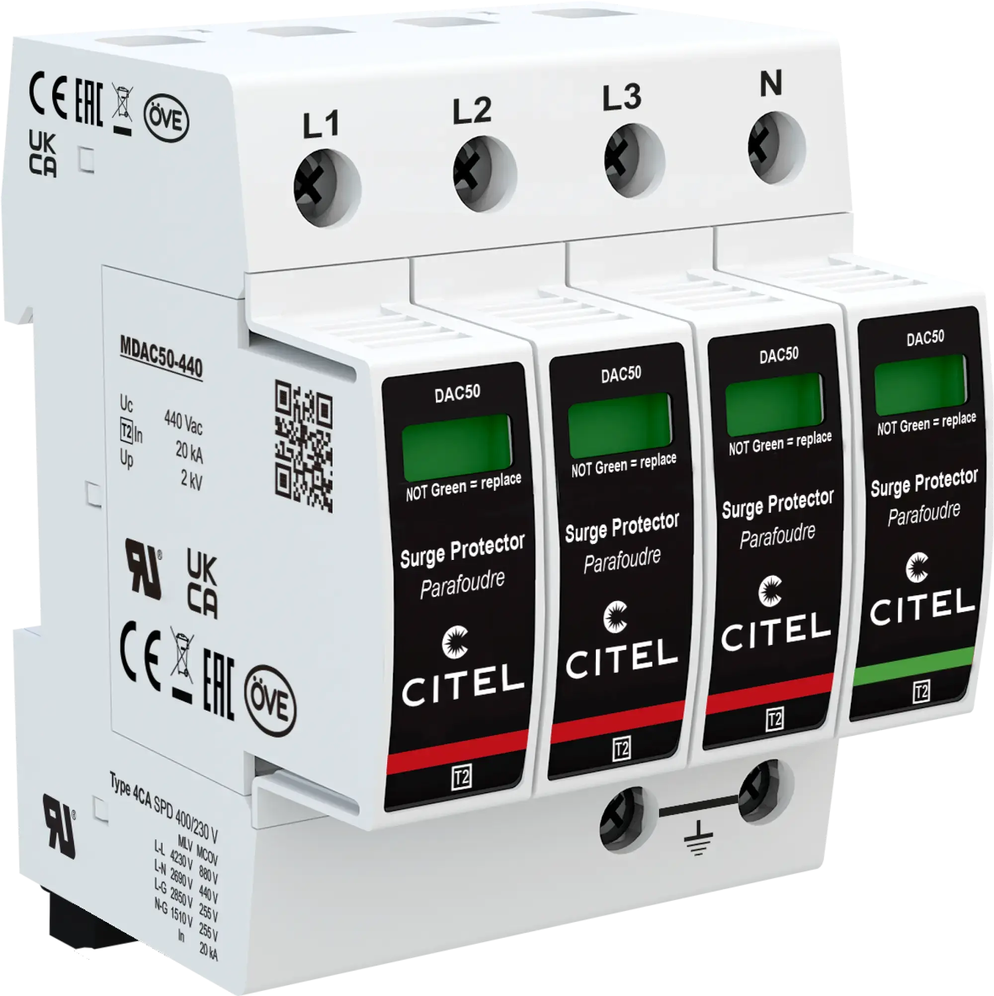 Citel 821110444 Überspannungsschutz 4-polig Typ 2 für 400 V TT Netze (img_001) Citel 821110444 Überspannungsschutz 4-polig Typ 2 für 400 V TT Netze (img_001)
