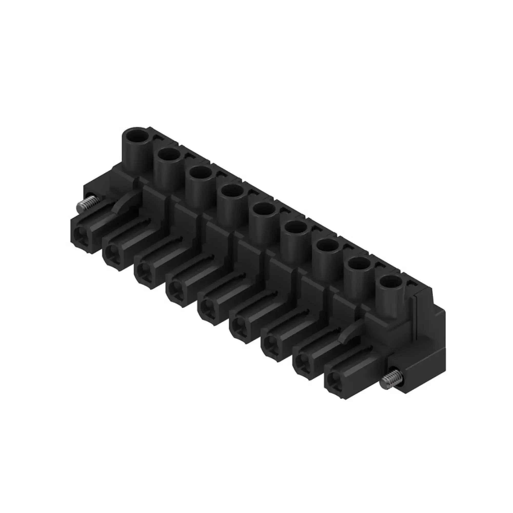 Weidmüller 1095750000 PCB connector (wire connection), 500 V, 29 A, Pitch in mm: 7.62, 4 mm², Number of poles: 9, Clamping yoke connection, Box (img_001) Weidmüller 1095750000 PCB connector (wire connection), 500 V, 29 A, Pitch in mm: 7.62, 4 mm², Number of poles: 9, Clamping yoke connection, Box (img_001)