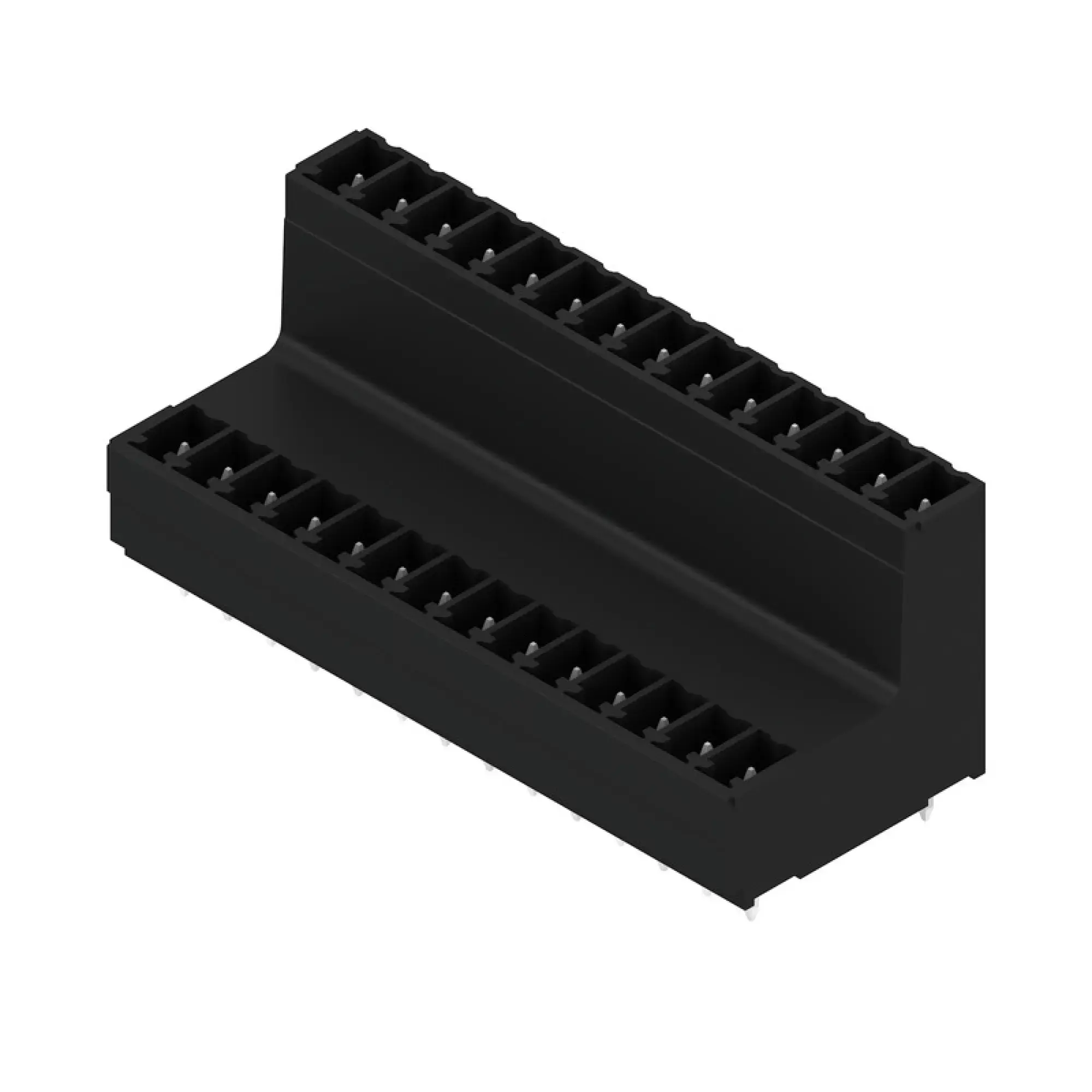 Weidmüller 1035610000 PCB connector (board connection), 160 V, 17.5 A, Pitch in mm: 3.81, Number of poles: 28, THT/THR solder connection, Box (img_001)