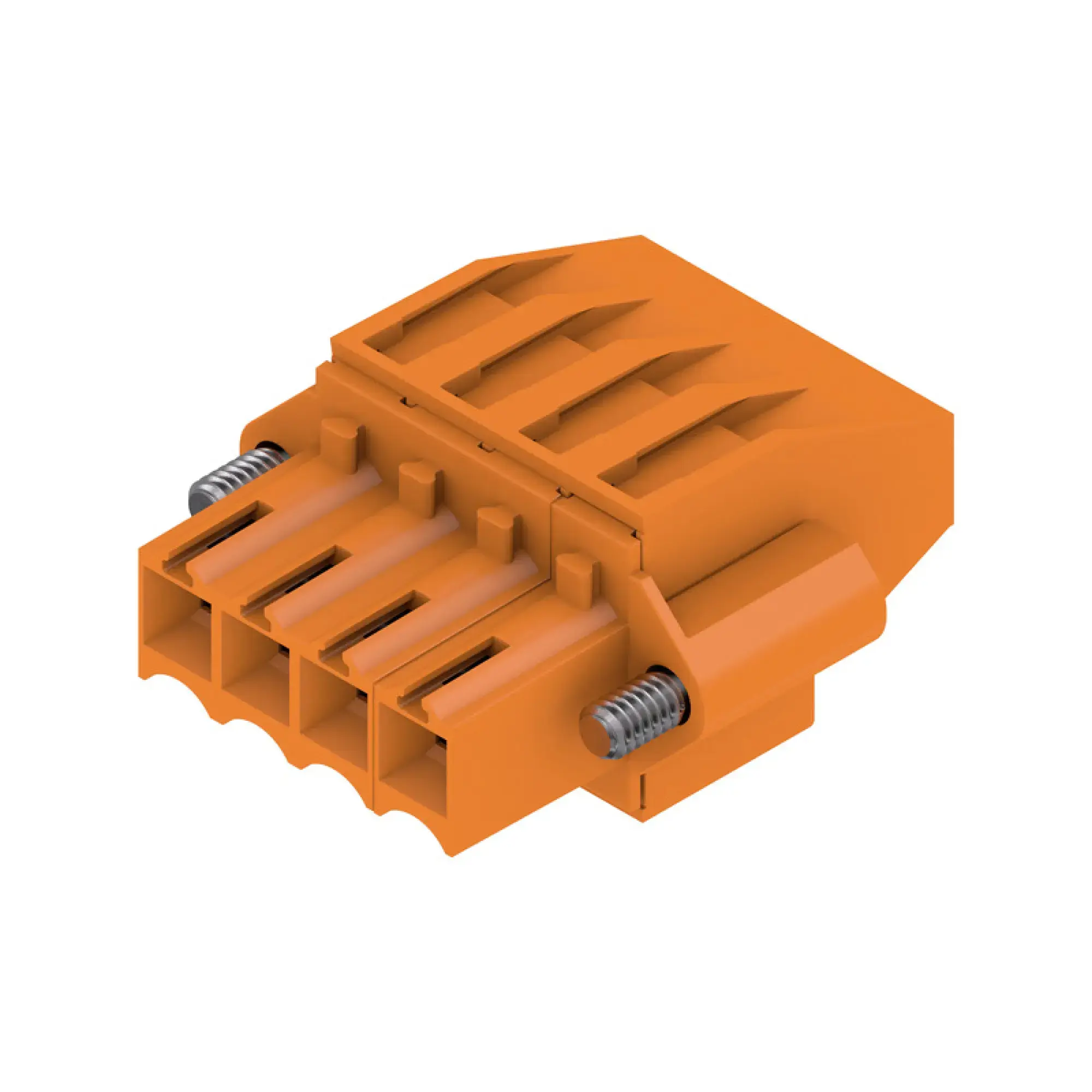 Weidmüller 1639950000 PCB connector (wire connection), 160 V, 12 A, Pitch in mm: 3.50, 1.5 mm², Number of poles: 4, Clamping yoke connection, Box (img_001)