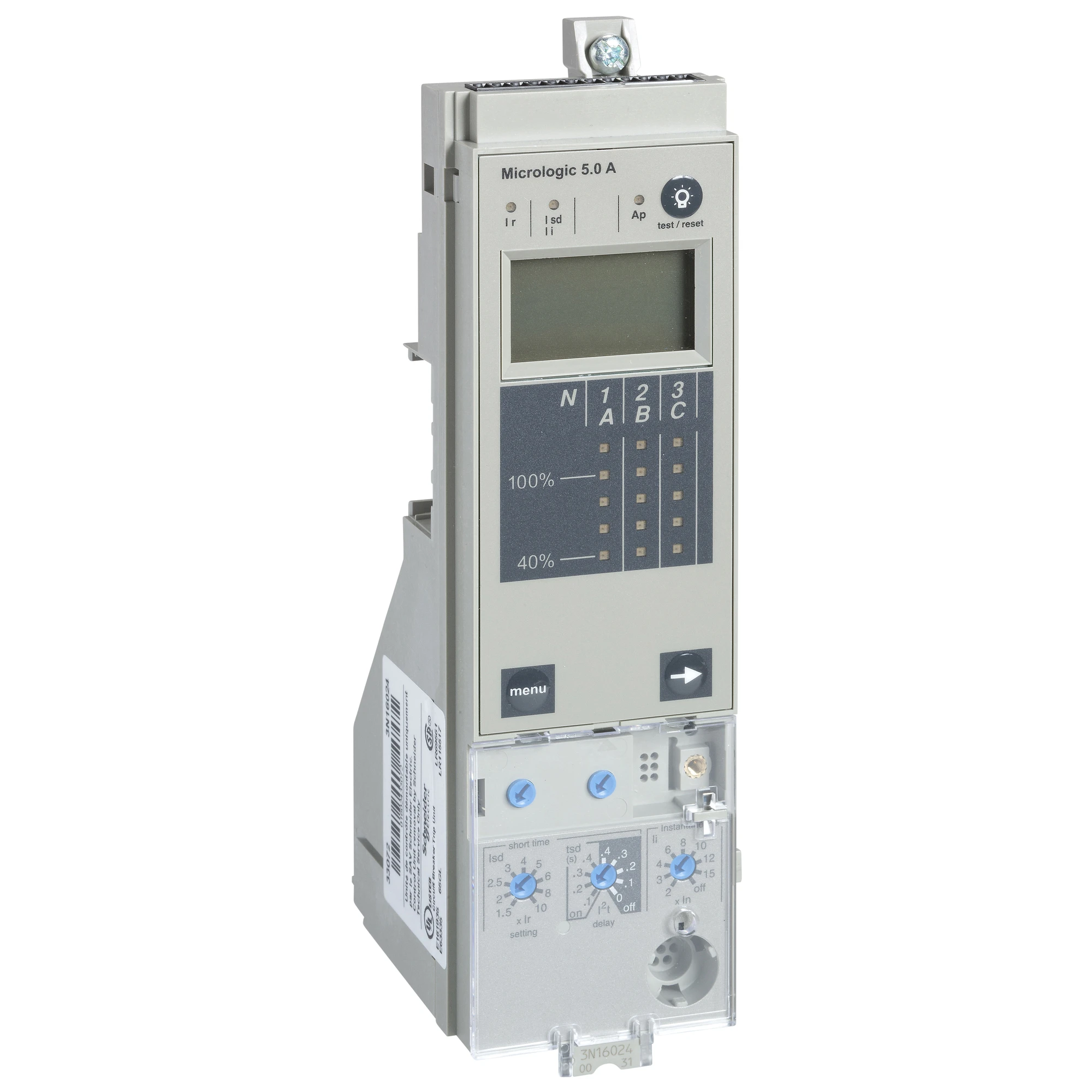 Schneider Electric 33512 Electronic trip unit for power switch Micrologic 5A, 4p- 4d/3d+N/2/3d (img_001) Schneider Electric 33512 Electronic trip unit for power switch Micrologic 5A, 4p- 4d/3d+N/2/3d (img_001)