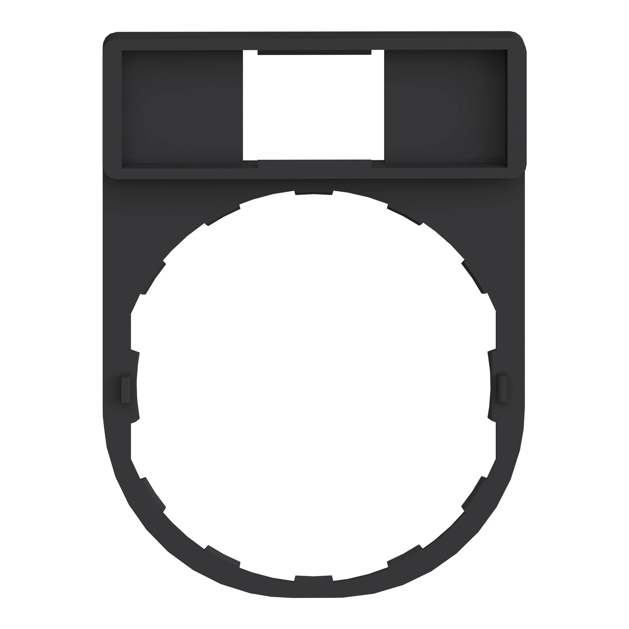 Schneider Electric ZBZ32 Label holder 30x40mm w/o plate, for Ø 22 devices (img_004) Schneider Electric ZBZ32 Label holder 30x40mm w/o plate, for Ø 22 devices (img_004)