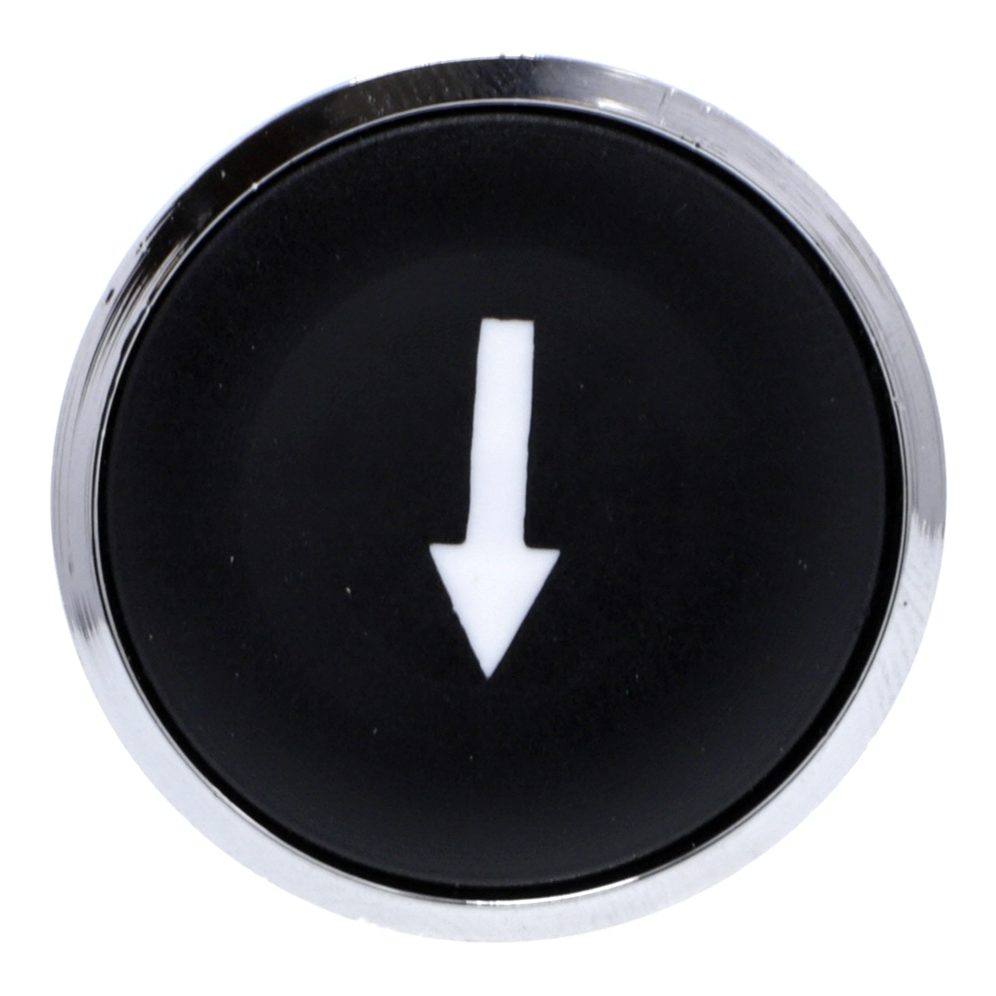 Schneider Electric ZB4BA335 Pushbutton, Front Element, Harmony XB4, Metal, 22mm, Black, Labeled Down Arrow, Momentary (img_004) Schneider Electric ZB4BA335 Pushbutton, Front Element, Harmony XB4, Metal, 22mm, Black, Labeled Down Arrow, Momentary (img_004)