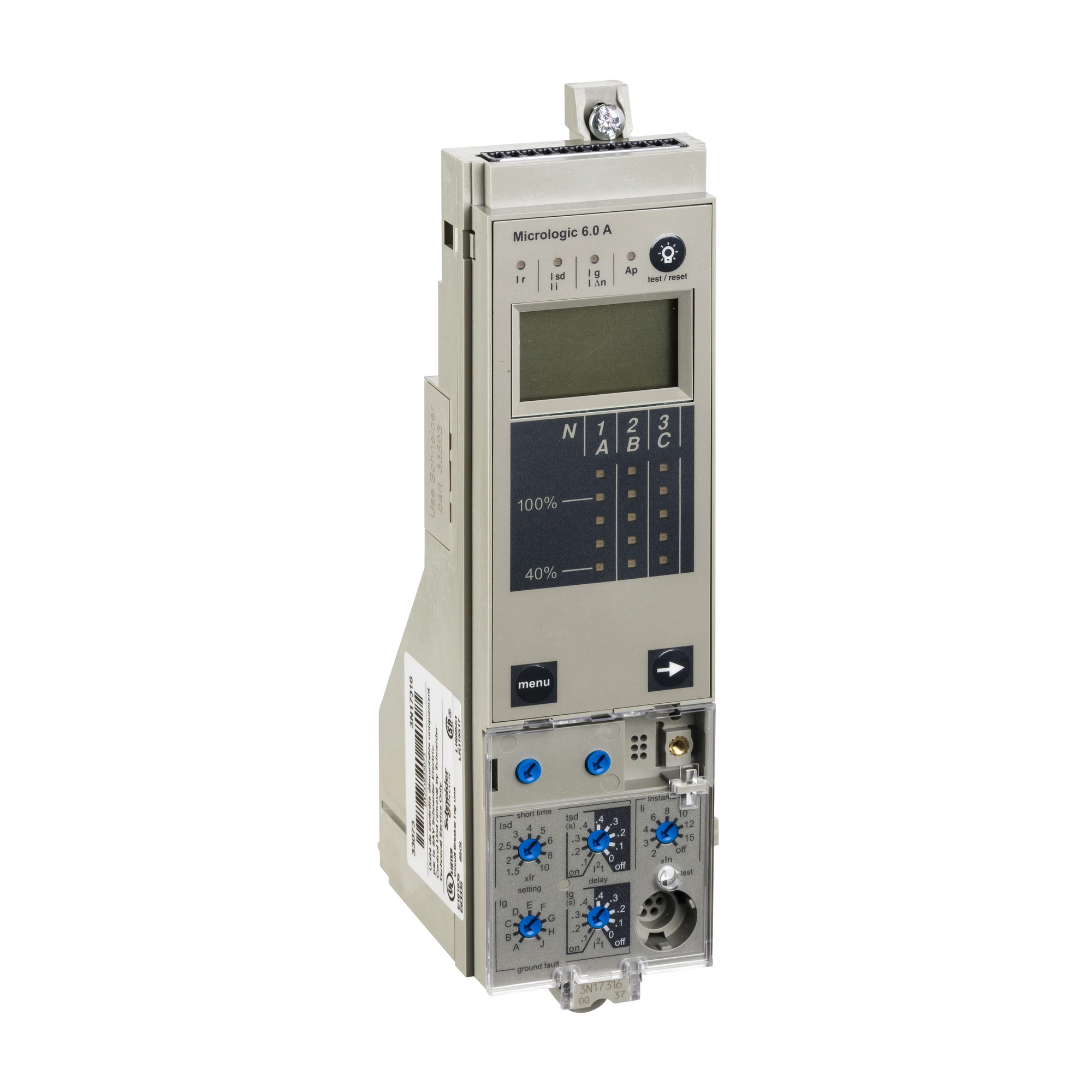 Schneider Electric 33533 Electronic trip unit for circuit breaker Micrologic 6A, 4p/3p, 4d/3d+N/2/3d (img_001) Schneider Electric 33533 Electronic trip unit for circuit breaker Micrologic 6A, 4p/3p, 4d/3d+N/2/3d (img_001)