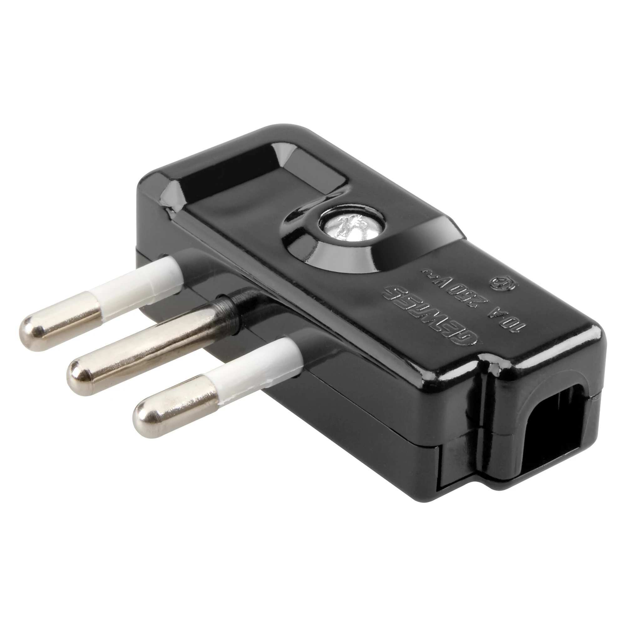 GEWISS GW28008 Stecker 90° 2P+PE 10A 250V Typ SPA11 Italienischer Standard Grau (img_001) GEWISS GW28008 Stecker 90° 2P+PE 10A 250V Typ SPA11 Italienischer Standard Grau (img_001)
