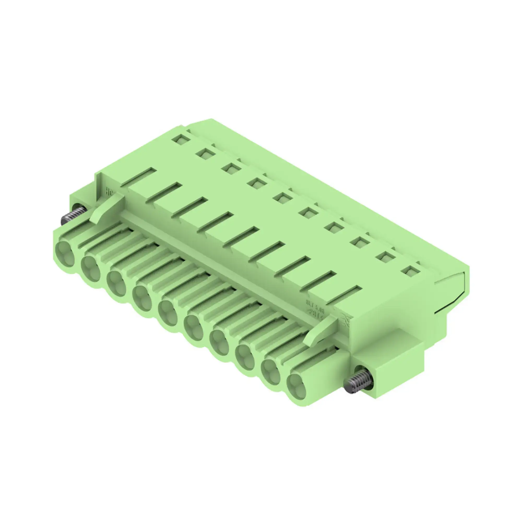 Weidmüller 1324760000 PCB connector (wire connection), 320 V, 27 A, Pitch in mm: 5.08, 2.5 mm², Number of poles: 10, TOP connection, Box (img_001)