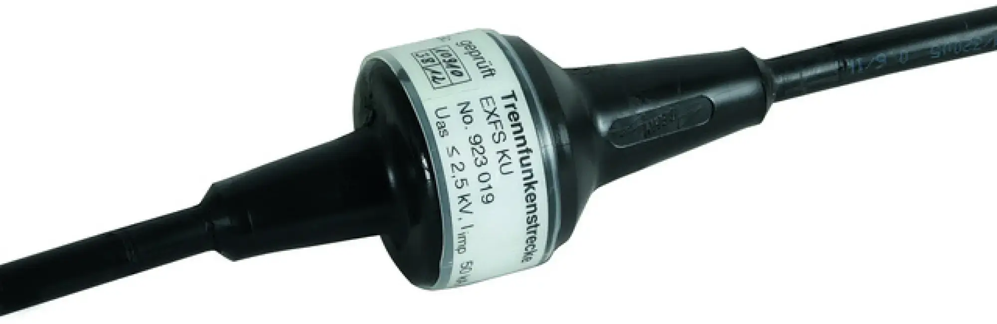 Dehn 923019 Isolating spark gap for Ex area w. 2 connecting cables 25mm² L 1500 mm (img_001)