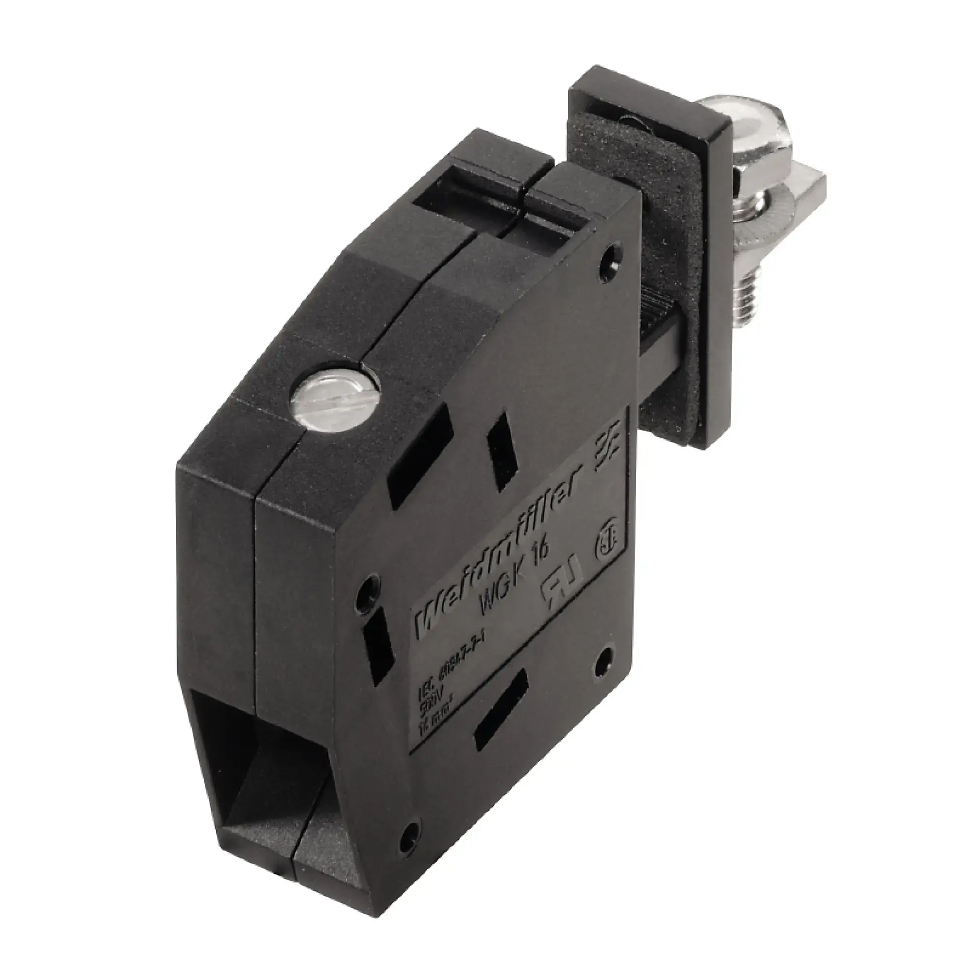 Weidmüller 2440660000 Feed-through terminal, 500 V, 76 A, Width: 12 mm, 25 mm², Cable lug: ring cable / spade lug, Box (img_001)