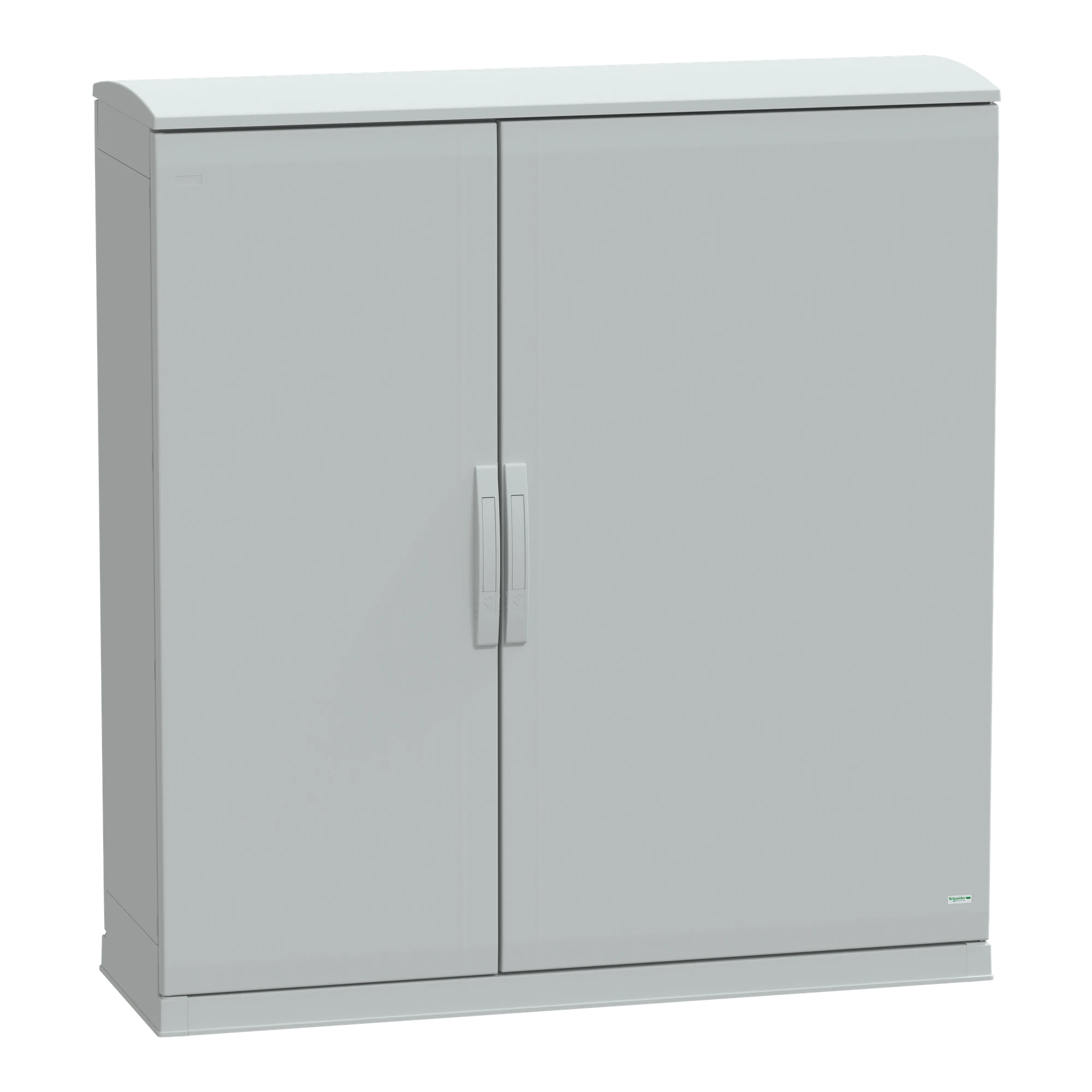 Schneider Electric NSYPLAZT12124G Floor-standing polyester housing Vers.PLAZT with open base+cover 1250x1250x420 IP44 (img_001)