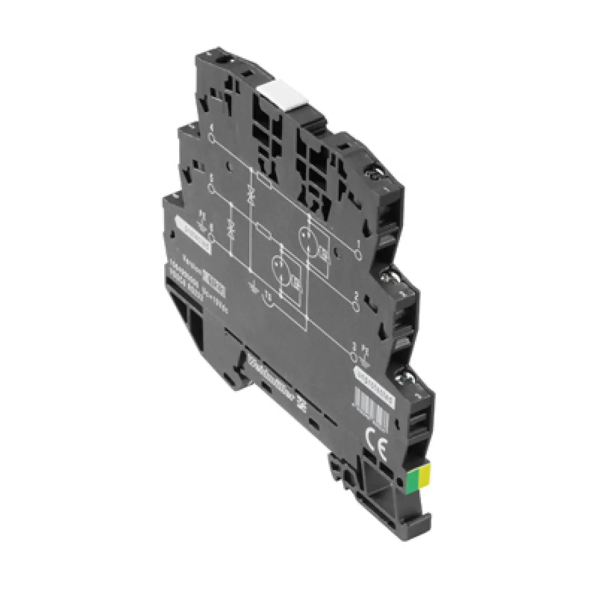 Weidmüller 1064990000 Surge voltage arrester (data networks/MCR-technology), Surge protection for measurement and control, binary, Number of signals: 1, AC, 12 V, 500 mA, T (img_001)
