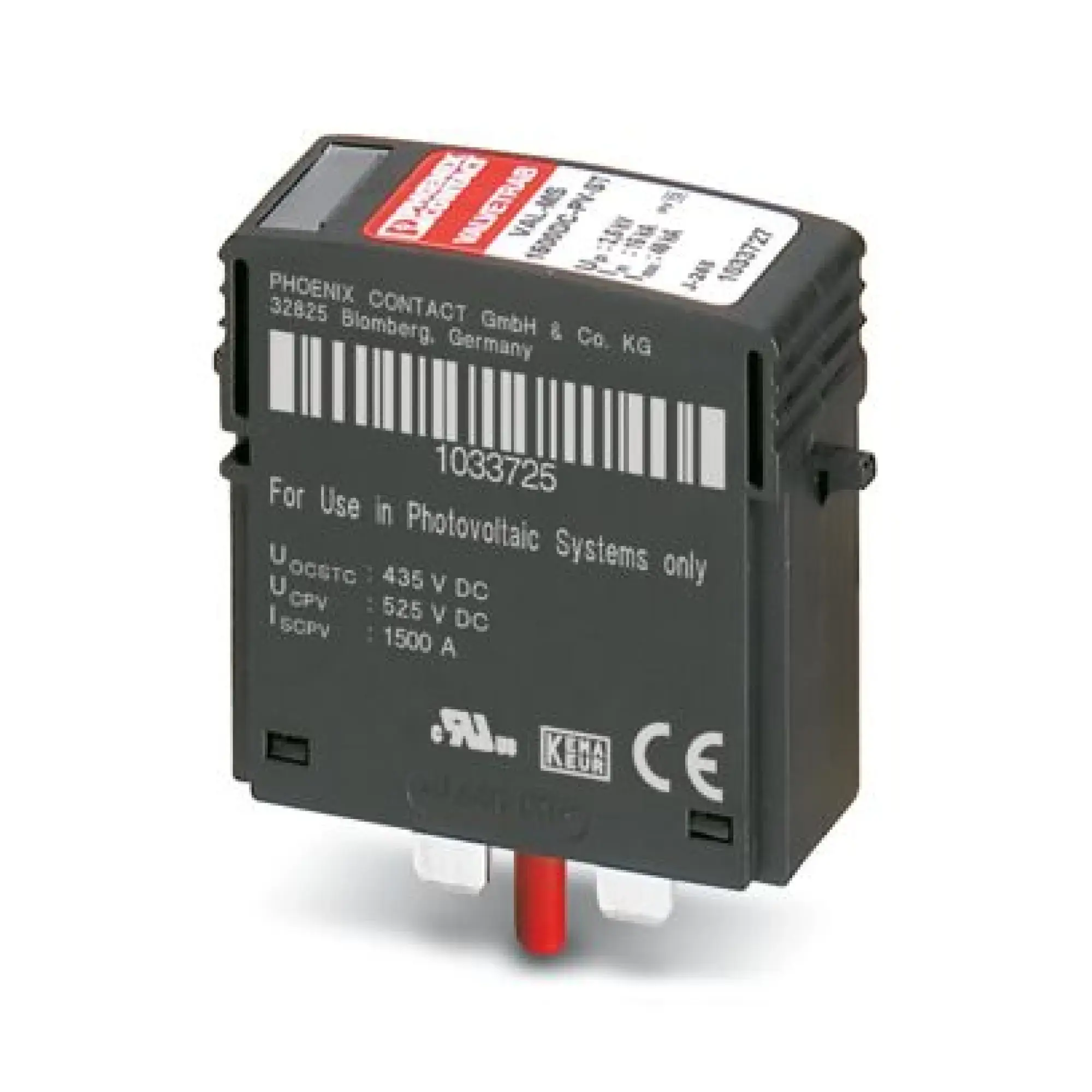 Phoenix Contact 1033727 Type 2 surge protection plug VAL-MS 1500DC-PV-ST (img_001)